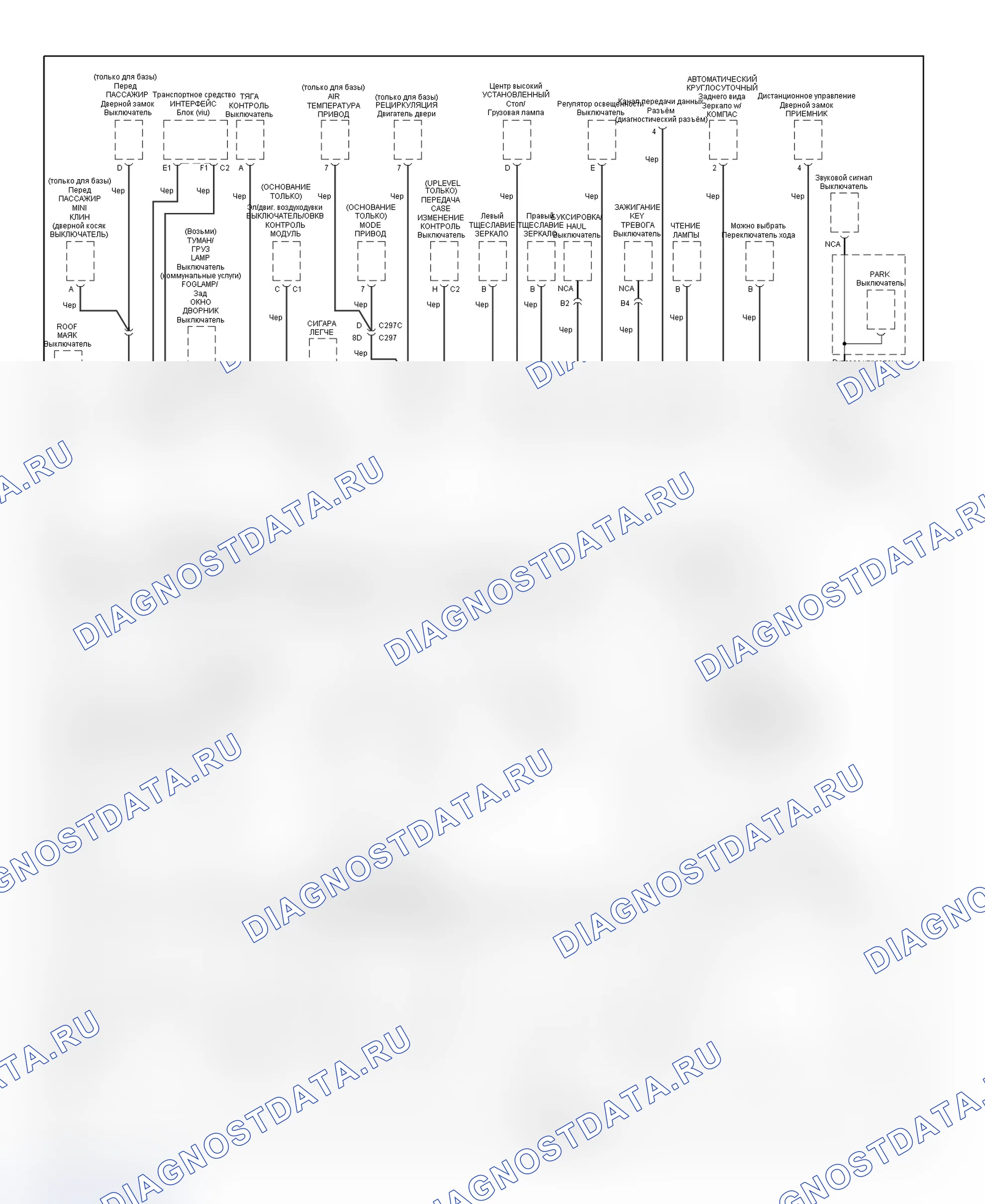 Рис. 118: Схема заземления (Sierra, Silverado, Suburban, Tahoe, Yukon и Yukon XL - 2 из 4). Pontiac Grand AM V