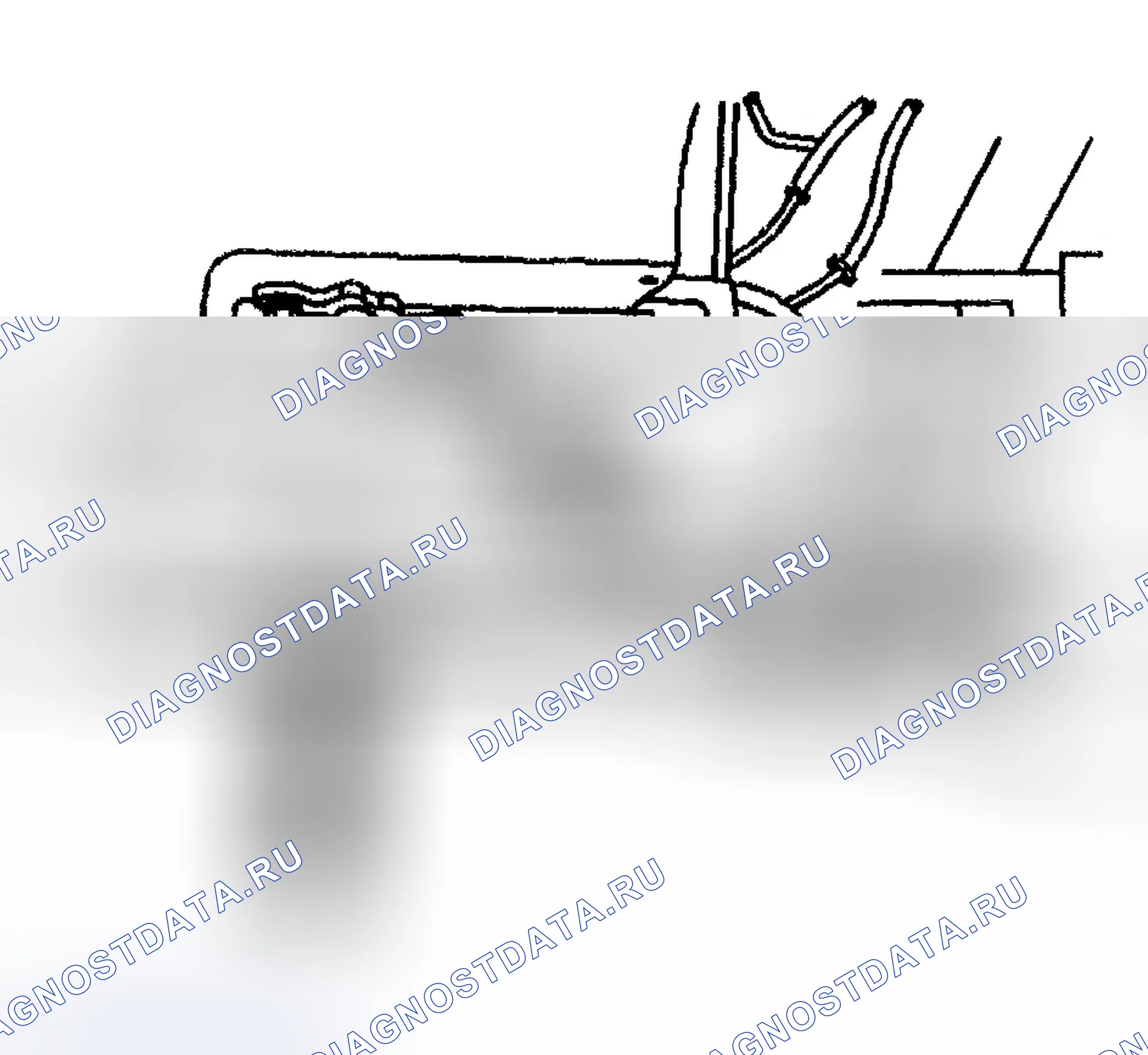 Рис. 657: Передняя опора двигателя. Chevrolet TrailBlazer I