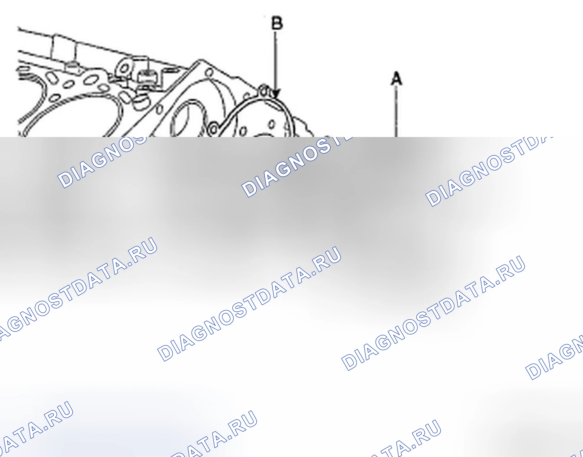 Рис. 318: ВОДЯНОЙ НАСОС. Hyundai Tiburon II рестайлинг