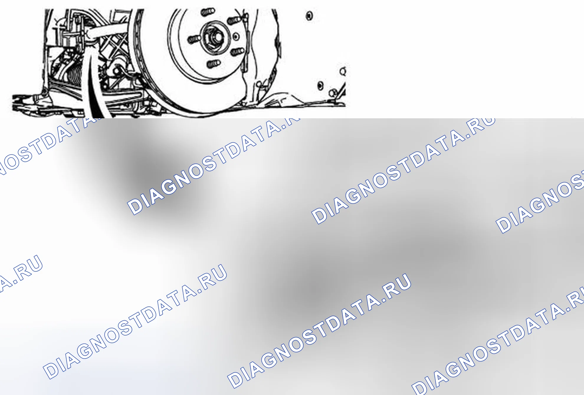 Рис. 4: Замена изолятора вала стабилизатора (AWD). Cadillac ATS I