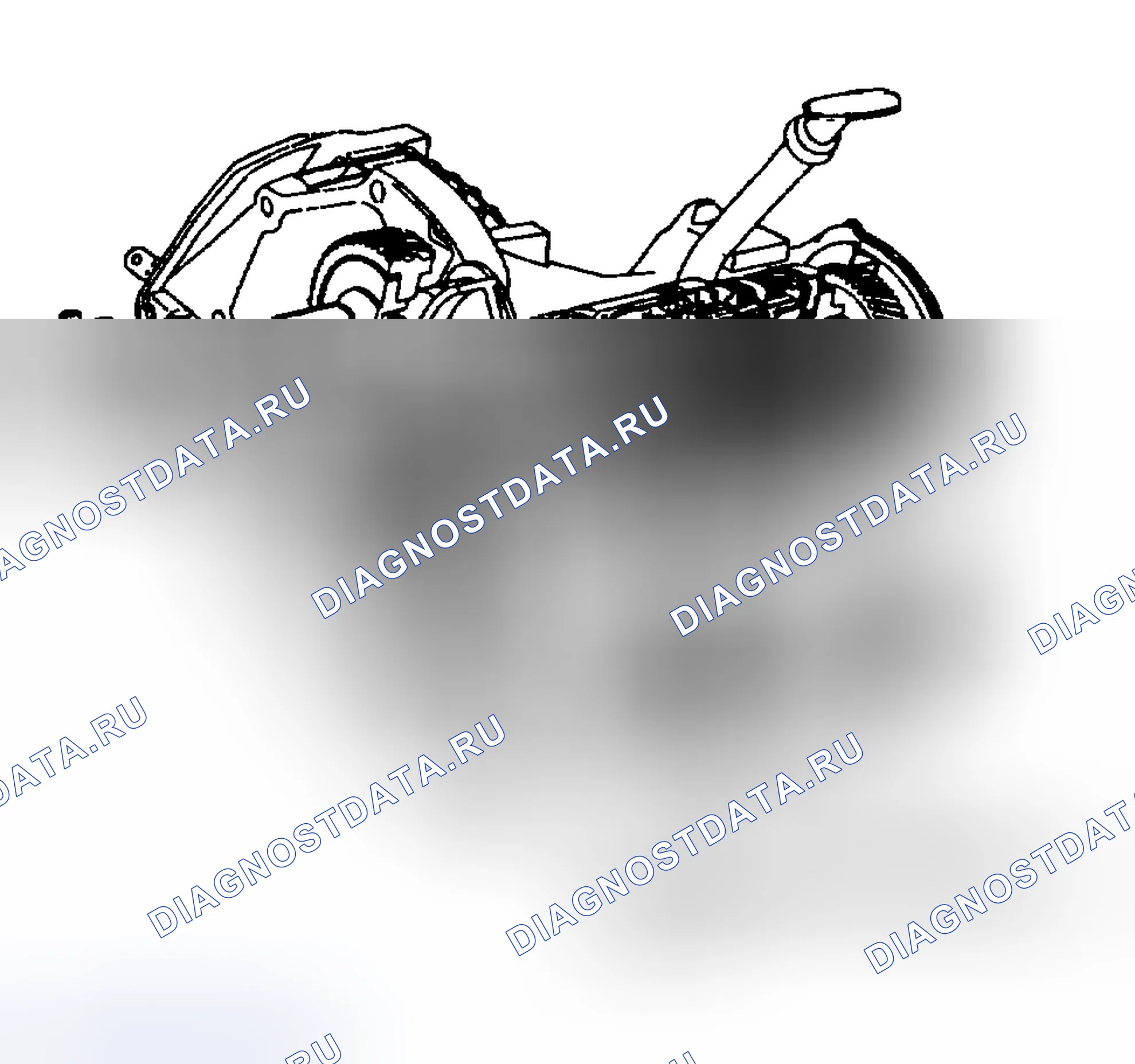 Рис. 183: Расположение порта L-R. Plymouth Grand Voyager II