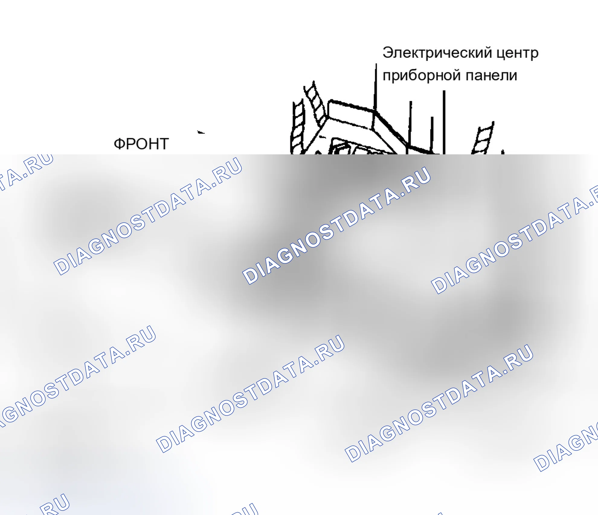 Рис. 52: ЭЛЕКТРИЧЕСКИЙ ЦЕНТР ПРИБОРНОЙ ПАНЕЛИ. Chevrolet Corvette C5