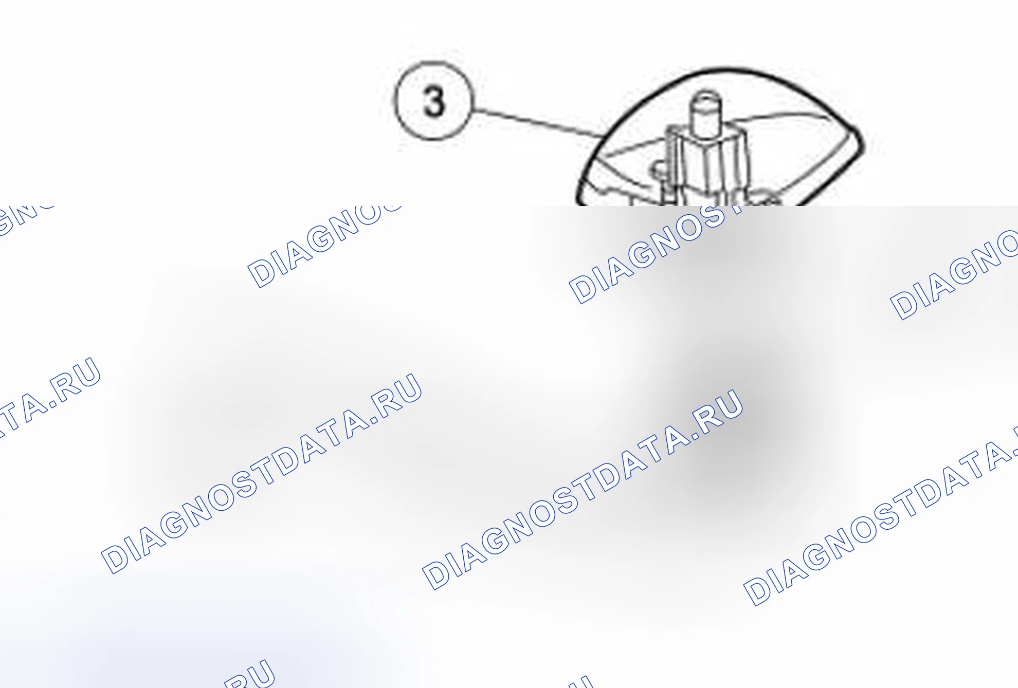 Рис. 109: Маркерный фонарь кабины. Ford Pickup F250 Super Duty II
