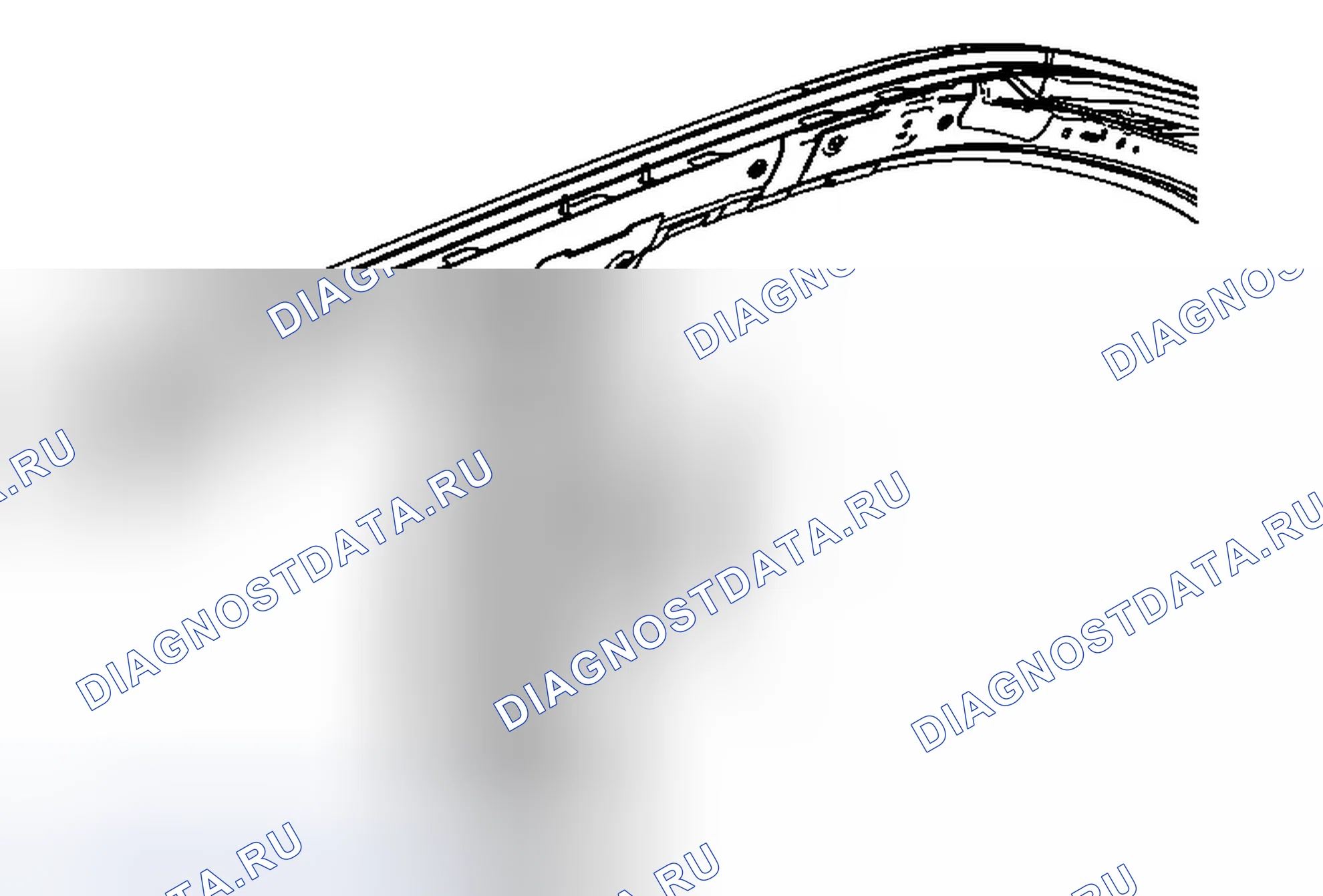 Рис. 6: Замена направляющего устройства переднего ремня безопасности. Chevrolet Equinox II