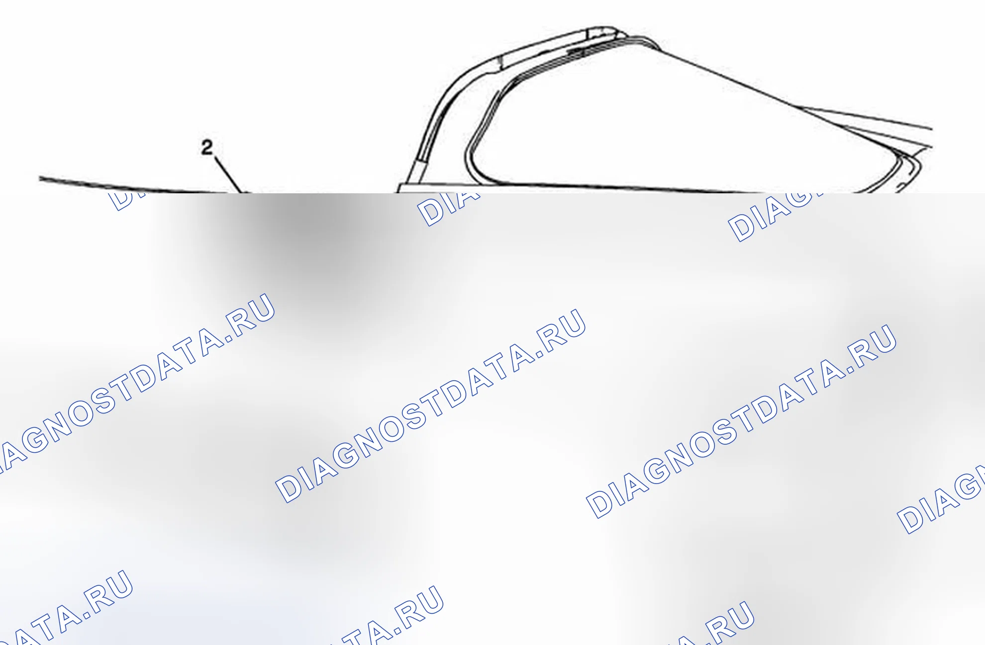 Рис. 30: Замена двери наполнителя топливного бака. Chevrolet Corvette C6