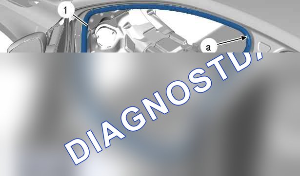 Снятие - установка: уплотнители проема на входе в распашные двери — c4cg0exd. Peugeot 508 I