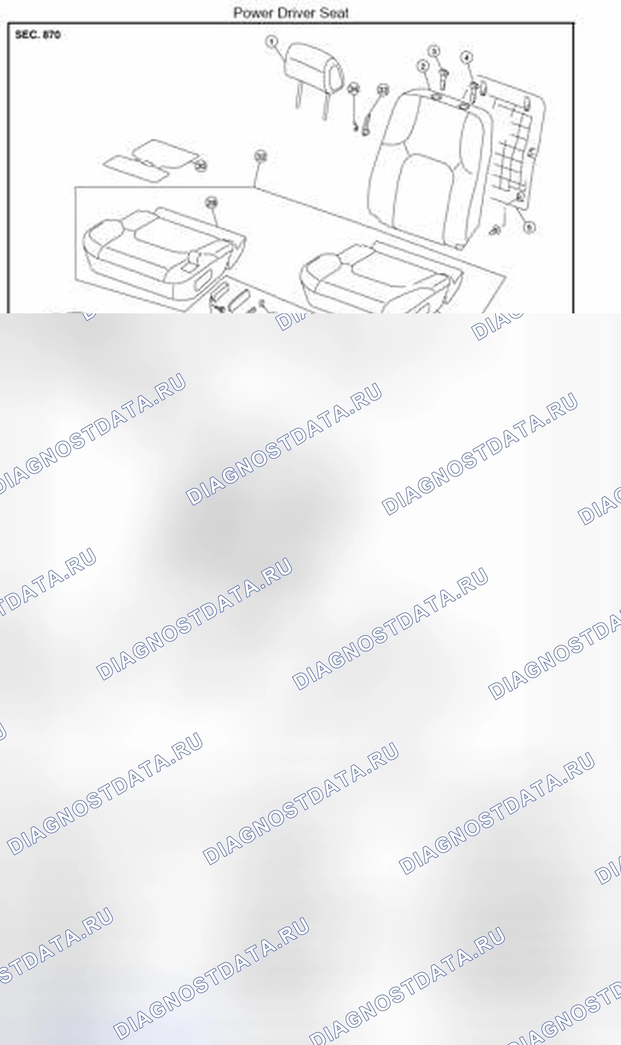 Рис. 50: Разнесенный вид. Nissan Pathfinder III рестайлинг
