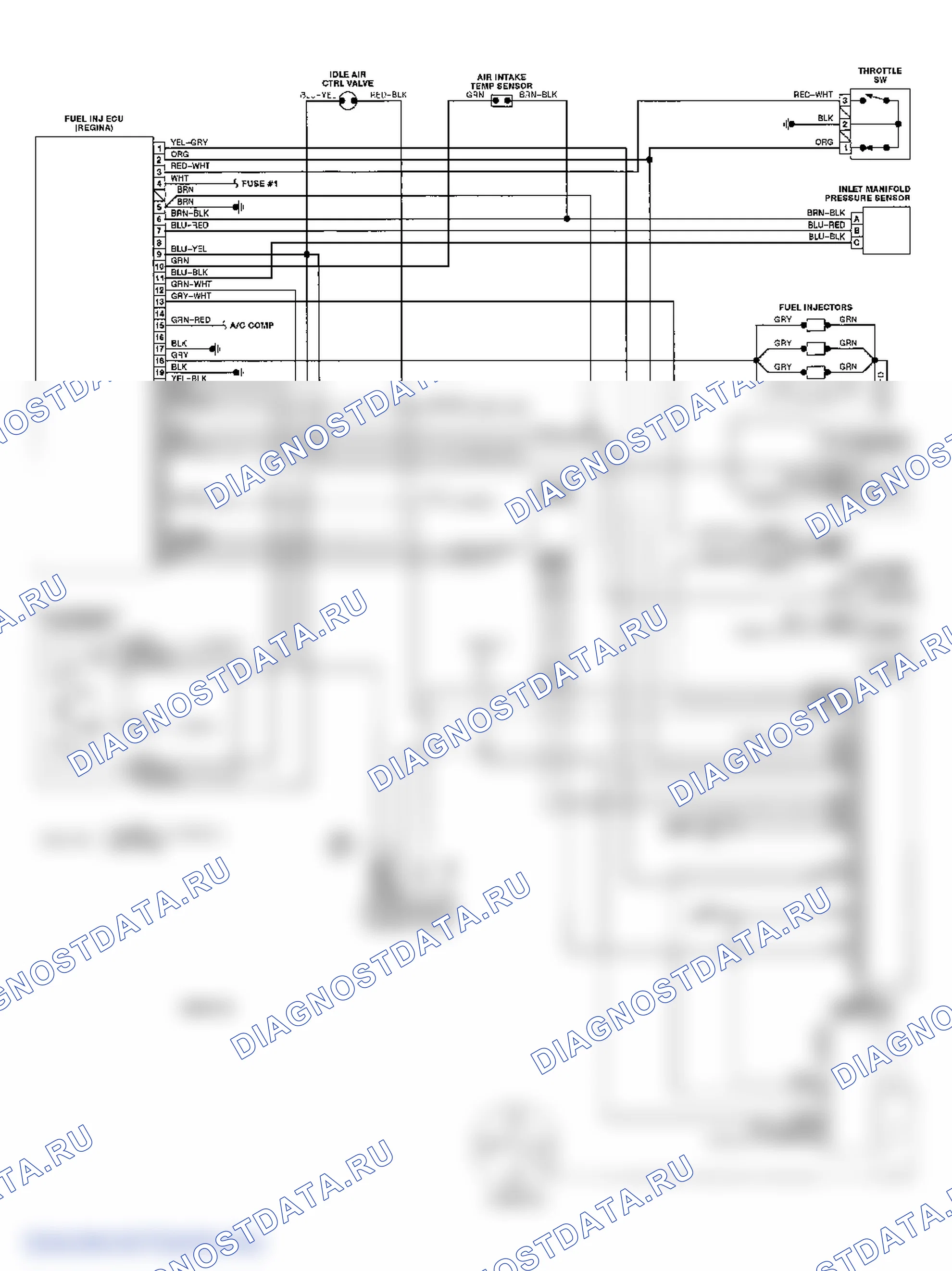 Wiring Diagram (940 2.3L Non-Turbo Regina). Volvo 940 I