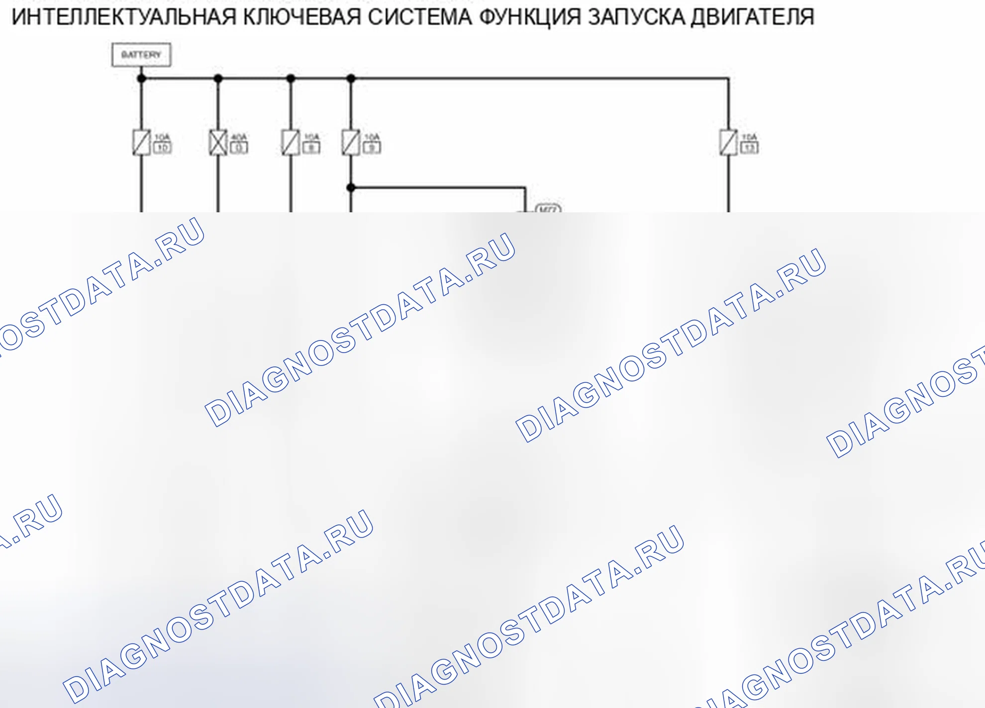 Рис. 207: Схема соединений - ИНТЕЛЛЕКТУАЛЬНАЯ КЛАВИШНАЯ СИСТЕМА / ФУНКЦИЯ ЗАПУСКА ДВИГАТЕЛЯ. Nissan Cube III