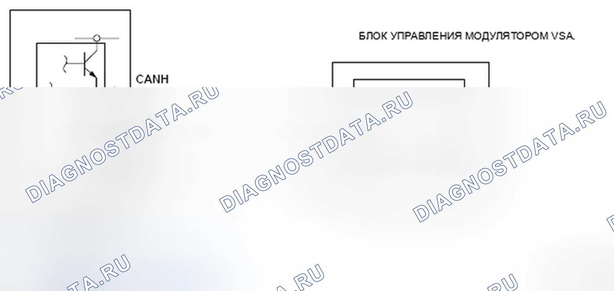 Рис. 347: расшифровка кода ошибки U0122: Неисправность F-CAN (VSA-блок управления двигателем / блок управления силовым агрегатом (PCM) (блок управления силовым агрегатом)). Honda Element YH2 рестайлинг 2
