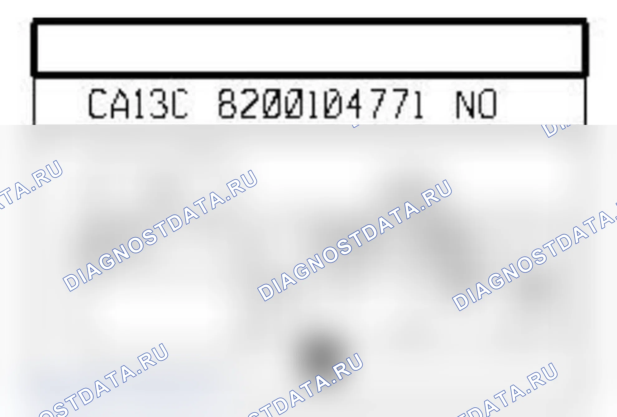 Распиновка разъёма 677 — Насос двустор. действия омыват. ветр. и задн. стекол. Renault Laguna III
