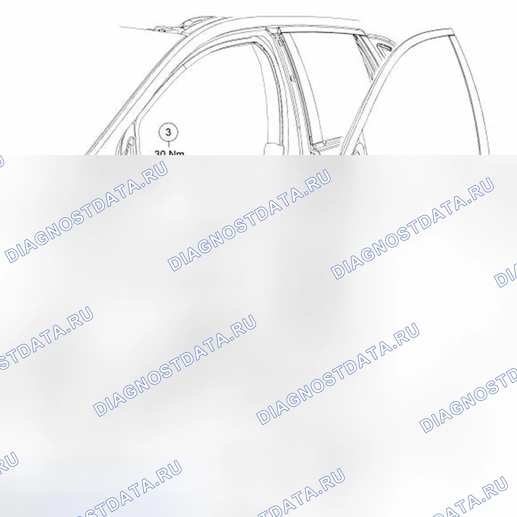 Рис. 68: ДЕМОНТАЖ И МОНТАЖ. Ford Edge I