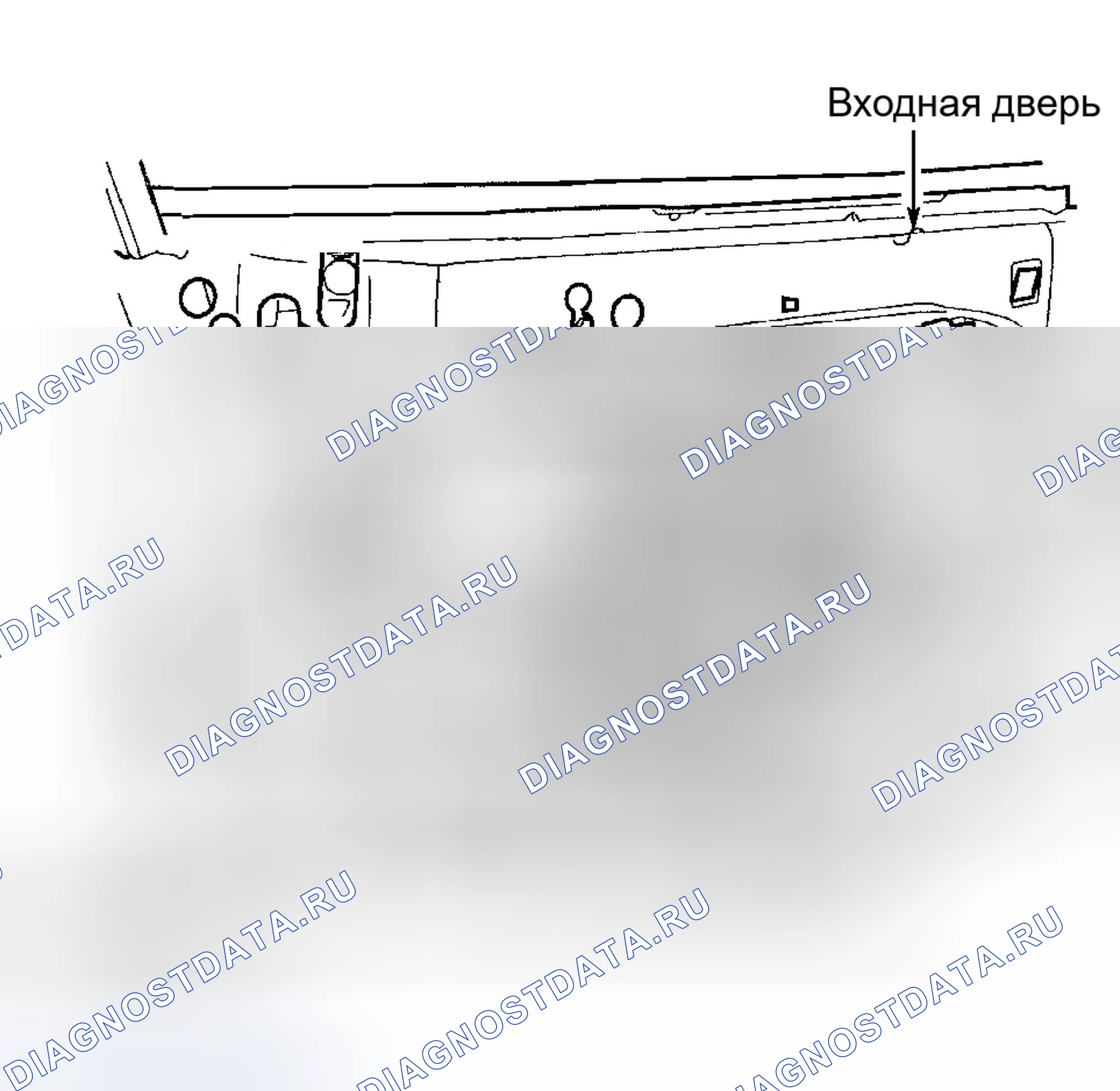 Рис. 5: ДВЕРНОЕ ОКНО. Chrysler 300M I