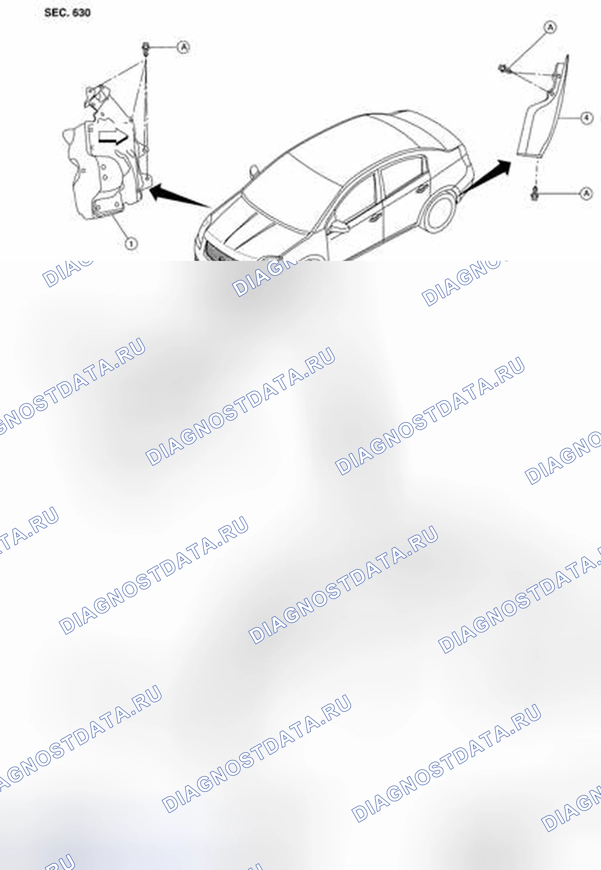 Рис. 9: Компонент. Nissan Sentra B16 рестайлинг