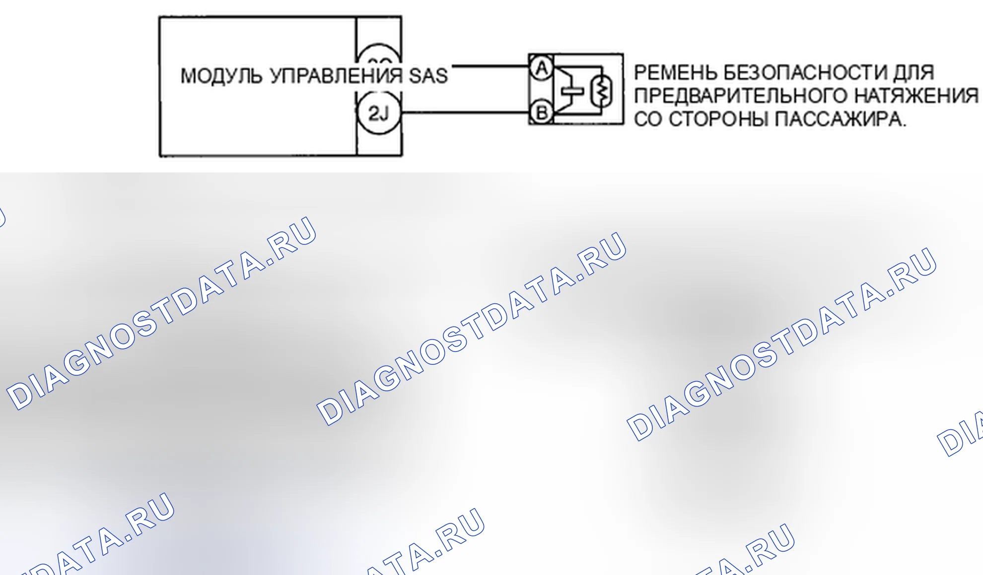 Рис. 50: расшифровка кода ошибки B1214-11 / B1214-12 / B1214-13 / B1214-19 / B1214-xtaгx5: РЕМЕНЬ БЕЗОПАСНОСТИ ПРЕДВАРИТЕЛЬНОГО НАТЯЖЕНИЯ СО СТОРОНЫ ПАССАЖИРА 1A. Mazda CX-5 I