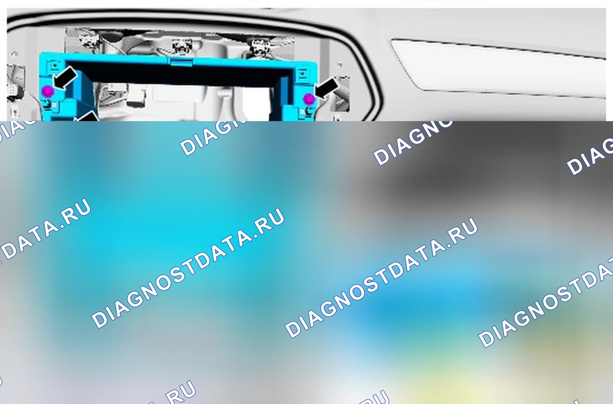 Как снять и установить панель управления. Ford Mondeo IV