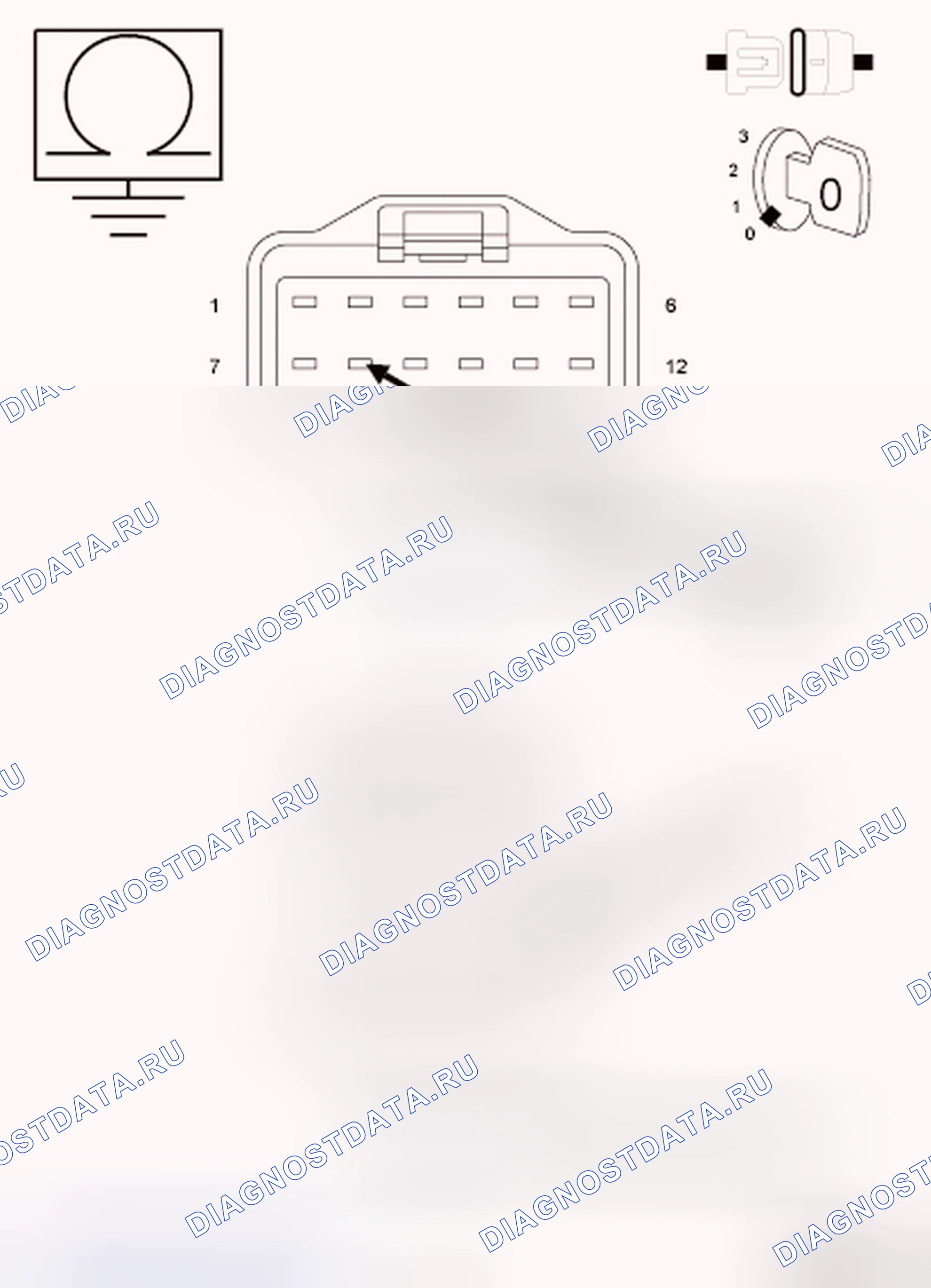 Рис. 986: Диагностический тест. RAM Pickup 2500 