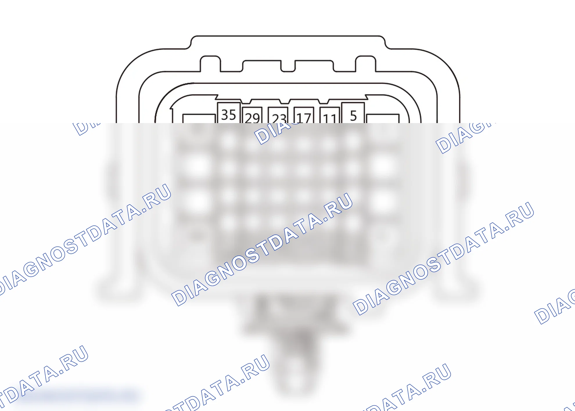 Распиновка разъёма H03 — внешний вид и назначение контактов. Tank 300 II