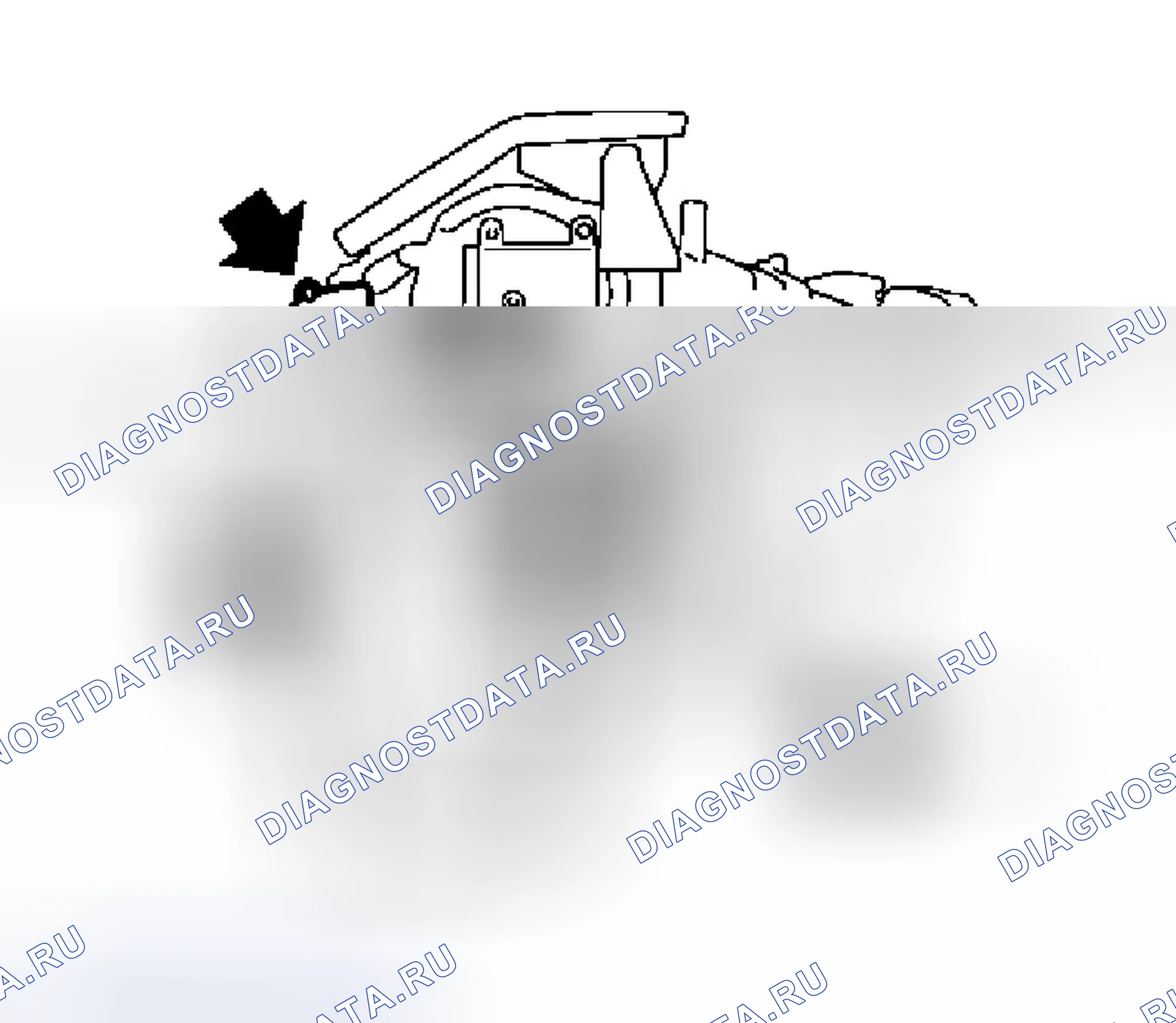 Рис. 141: Нижний воздуховод. Infiniti Q45 III