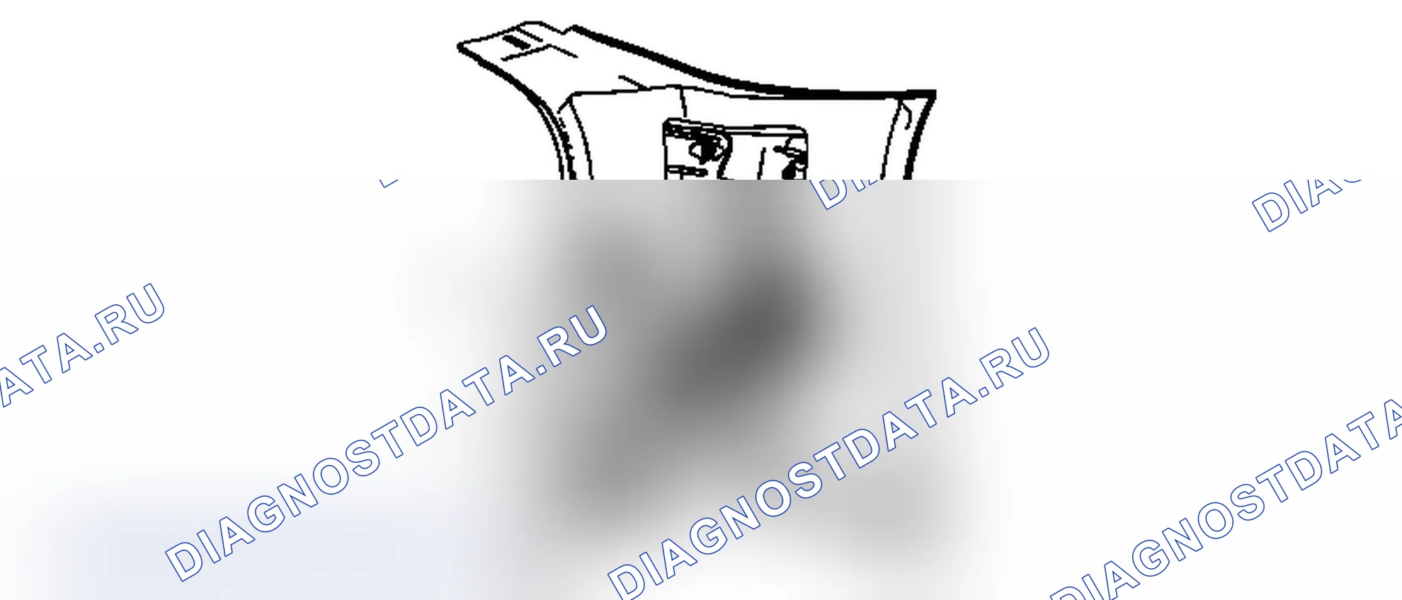 Рис. 40: Замена динамика задней стойки. Chevrolet Tahoe III