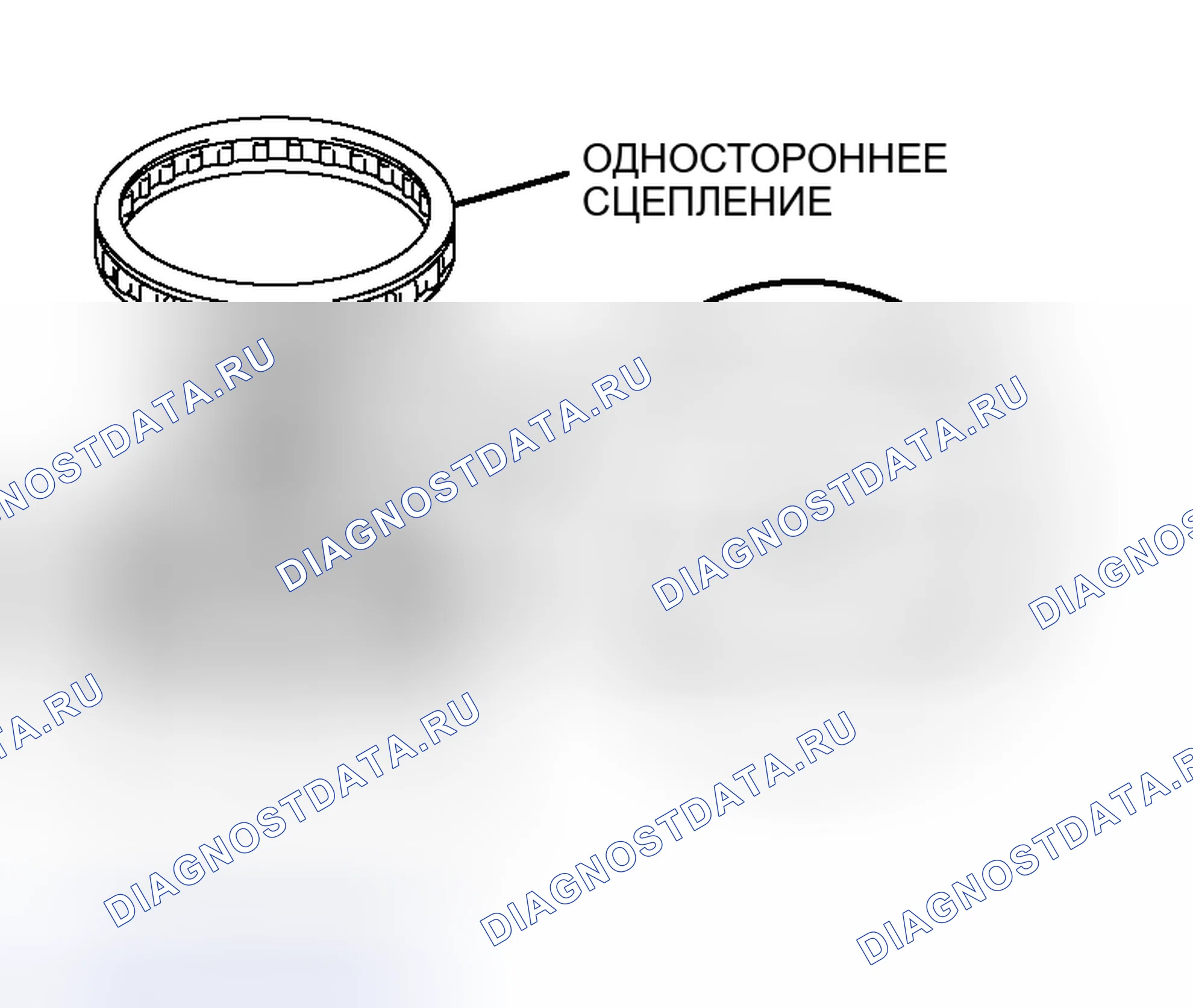Рис. 535: > > B < < ОДНОСТОРОННЯЯ УСТАНОВКА СЦЕПЛЕНИЯ. Honda Fit Shuttle I