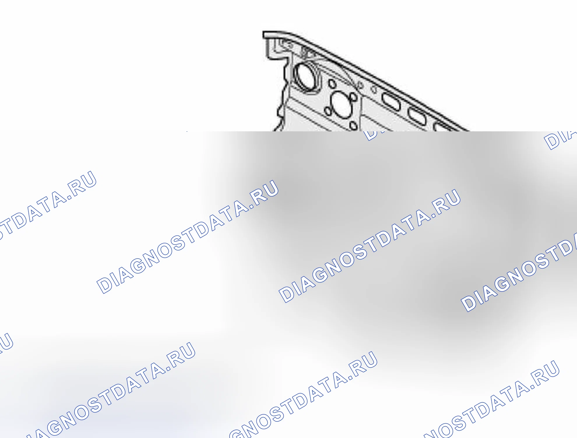 Рис. 75: Замена передней стенки. Porsche Boxster S 986 рестайлинг