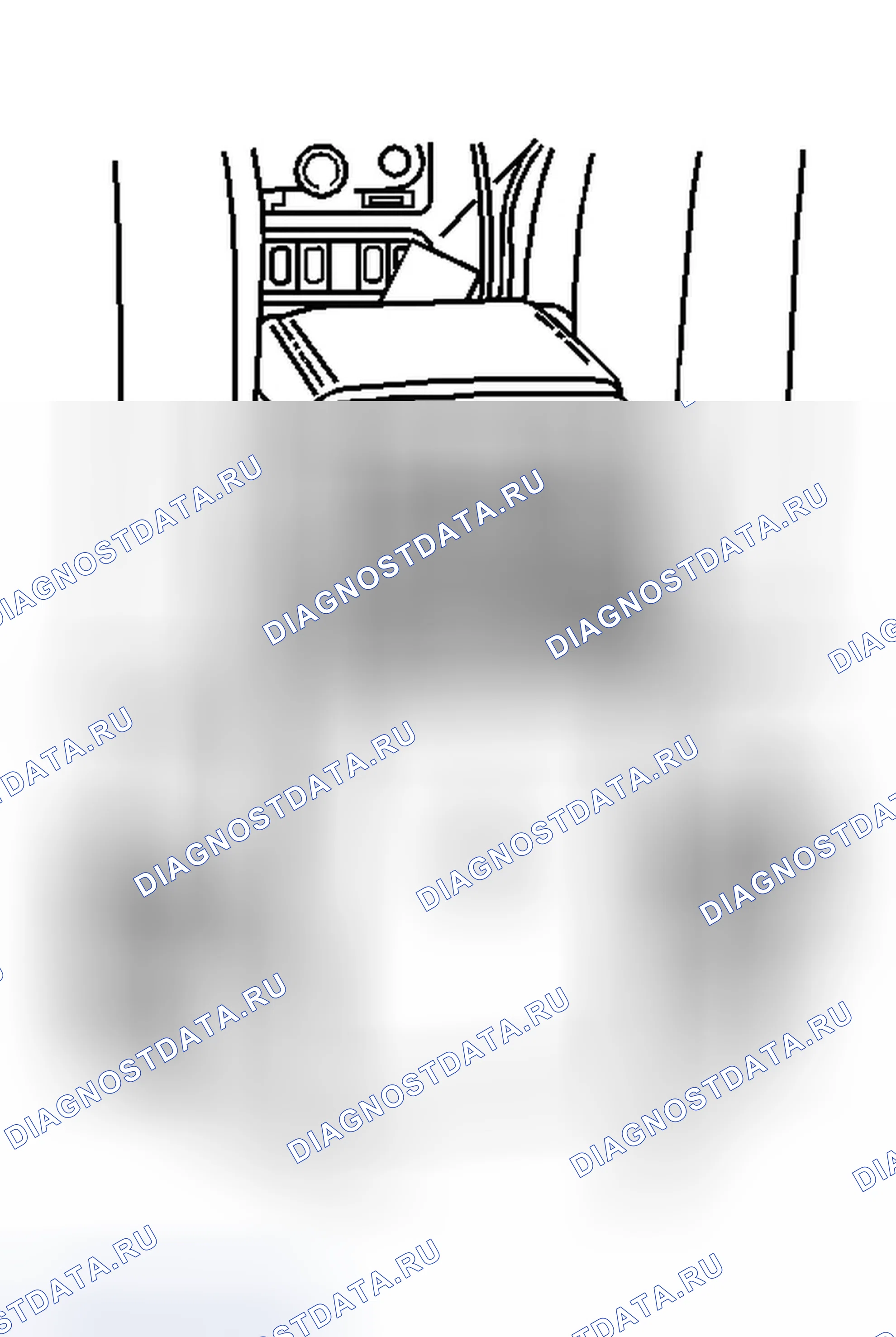 Рис. 56: Порядок демонтажа. Buick Rendezvous I