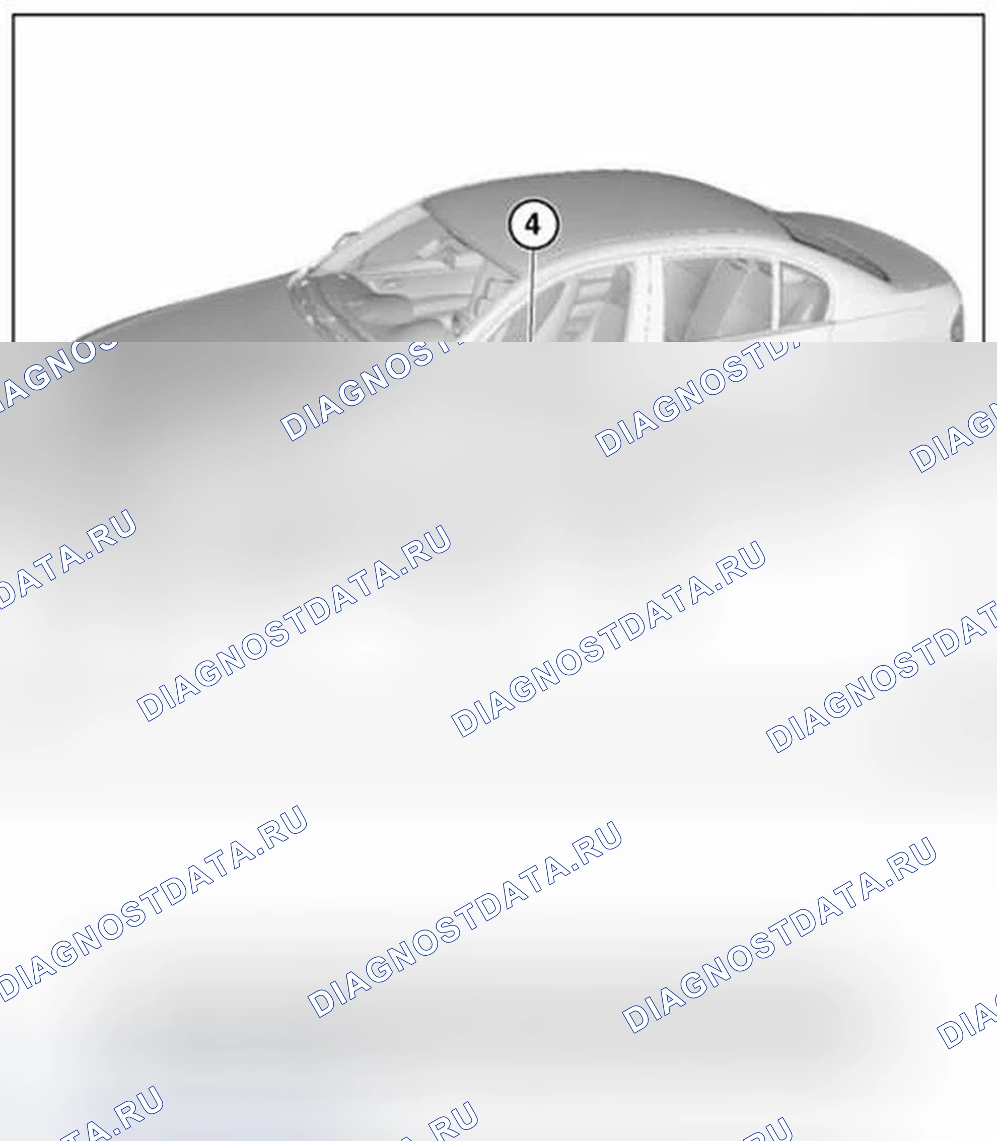 Рис. 2136: 65 77... Обзор датчиков системы подушек безопасности. BMW M3 E90