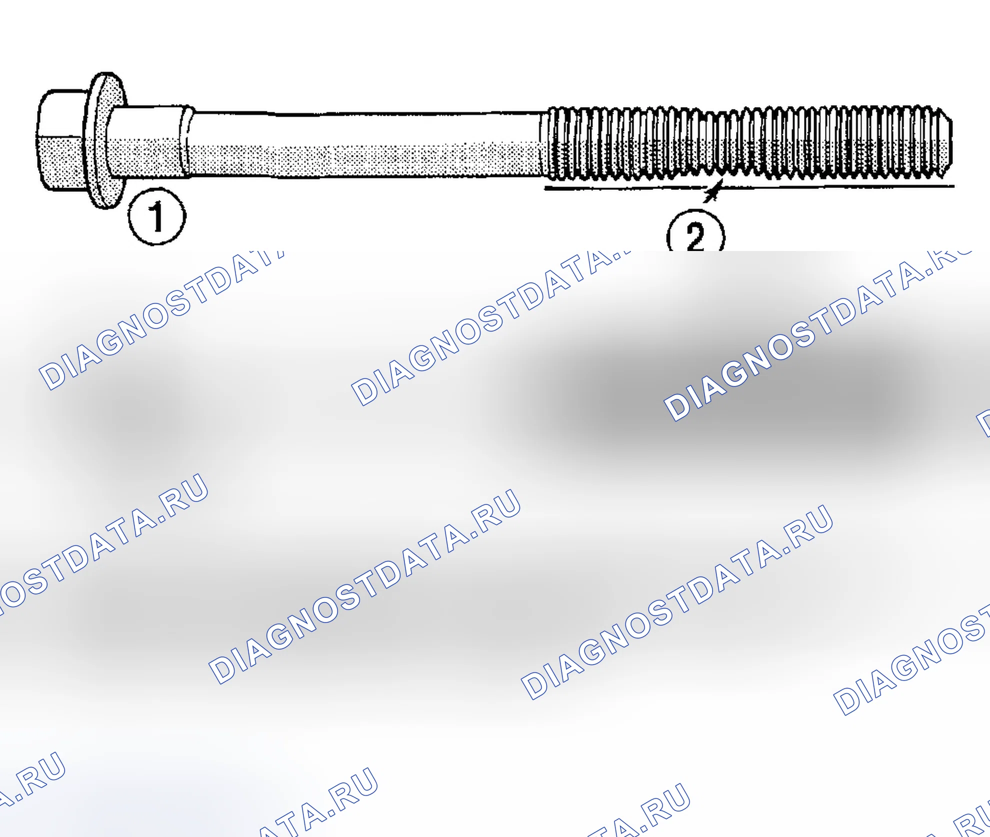 Рис. 52: ПРОВЕРКА БОЛТОВ ГОЛОВКИ ЦИЛИНДРА. Dodge Neon II