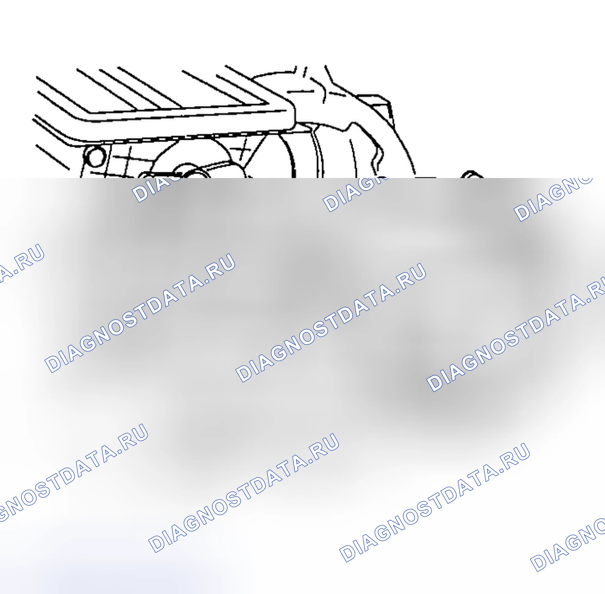 Рис. 54: Примечание по демонтажу двигателя воздуходувки. Honda CR-V III рестайлинг
