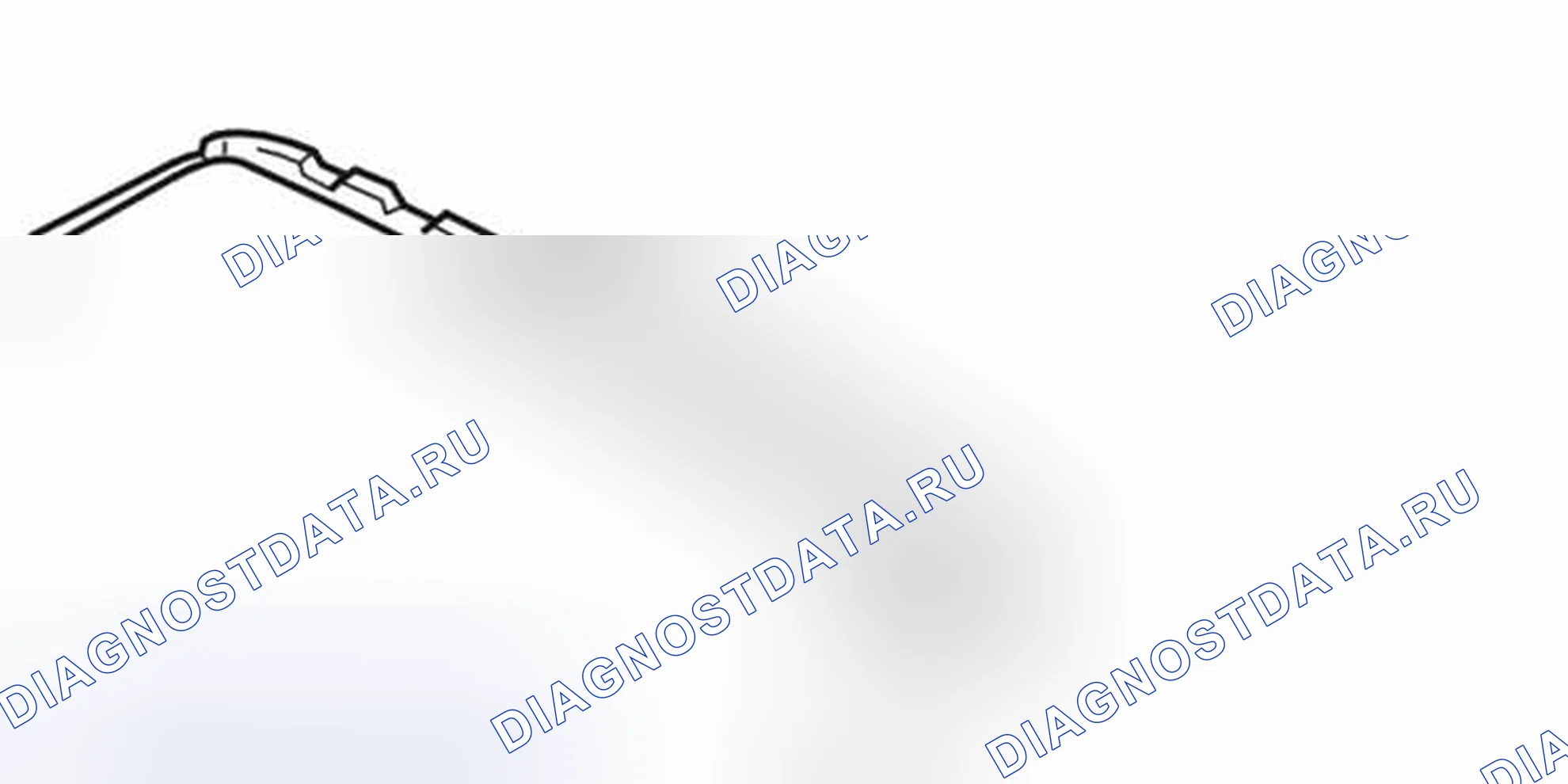 Рис. 105: ДЕФЛЕКТОР ВЕТРА. Volvo S40 II рестайлинг
