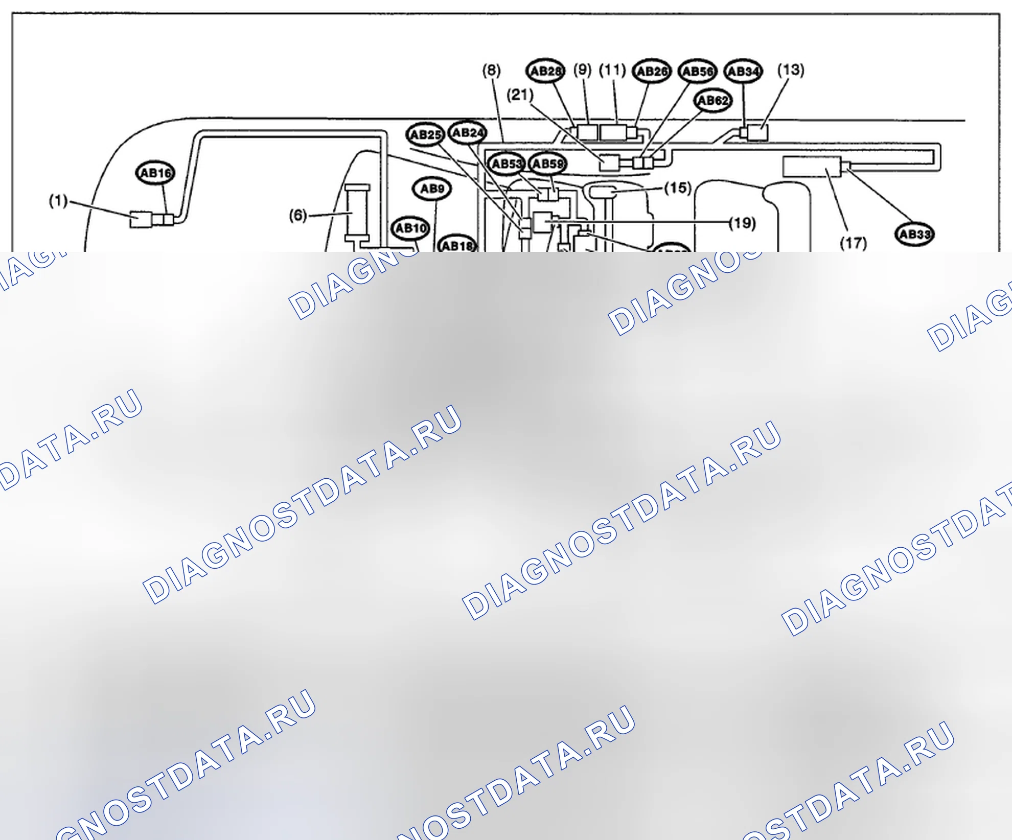 Рис. 156: РАСПОЛОЖЕНИЕ. Subaru Impreza WRX STI GR