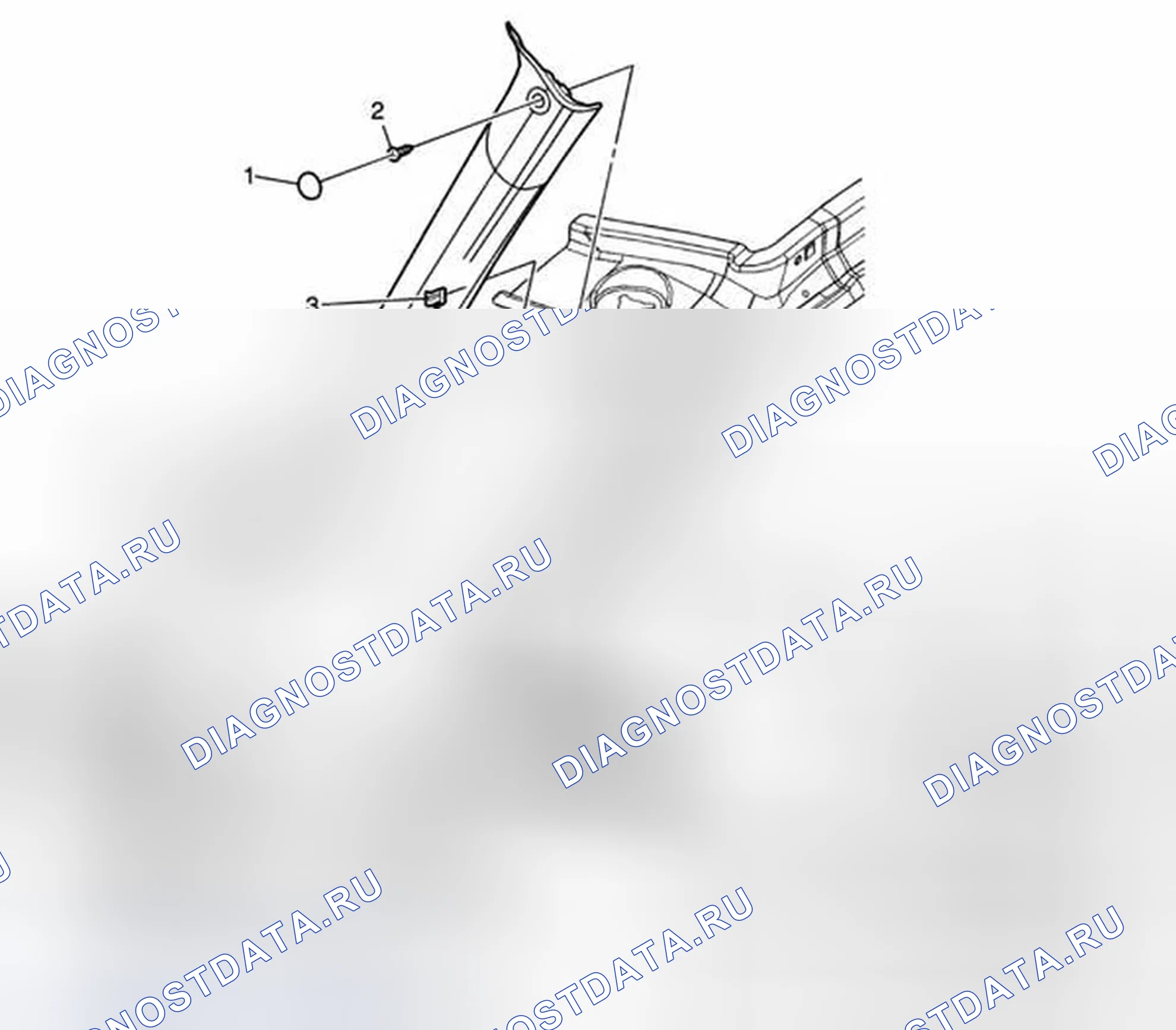 Рис. 11: Замена формовки гарнисажа стойки лобового стекла. Chevrolet Impala IX