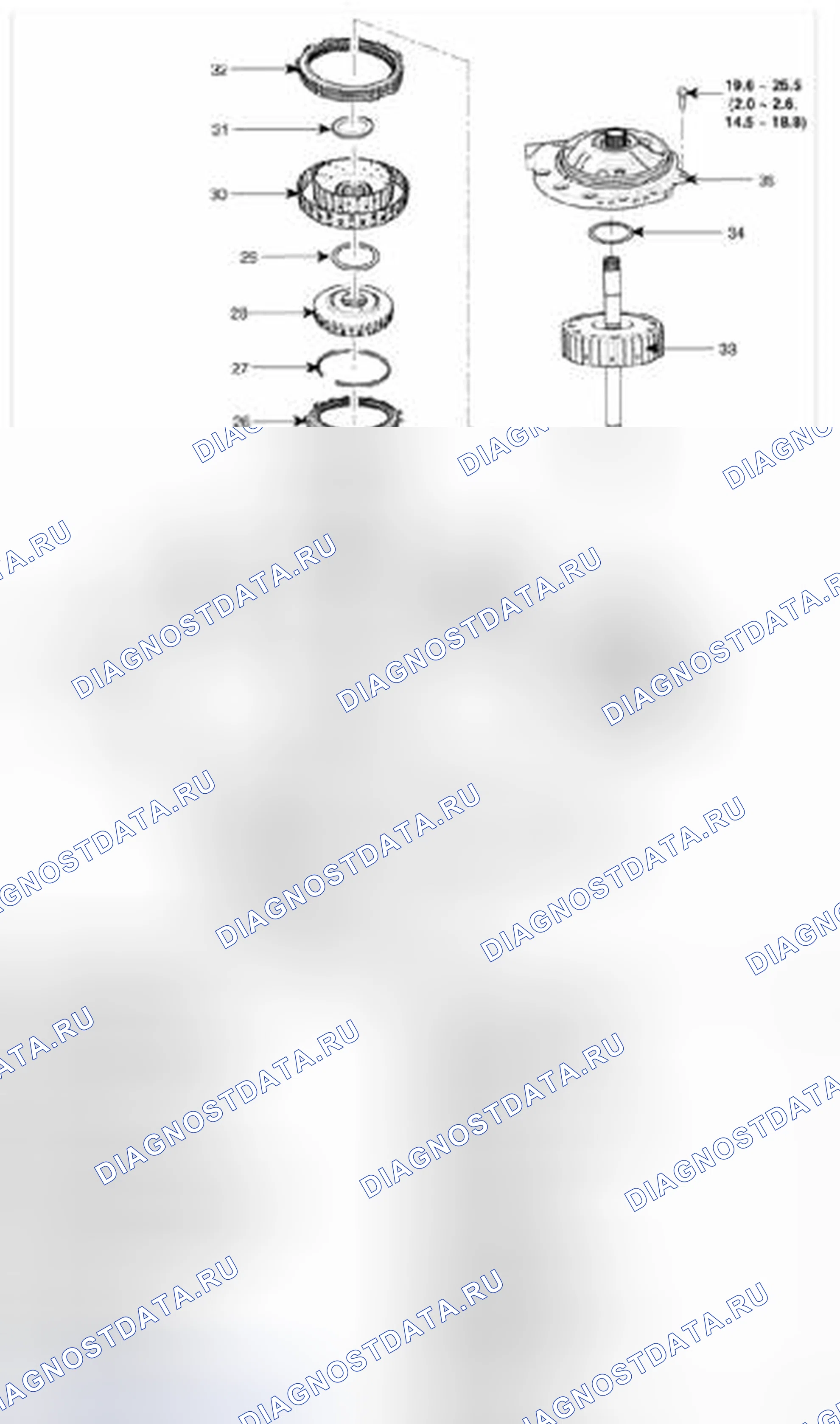 Рис. 3: Компоненты (2). Kia Sedona II рестайлинг