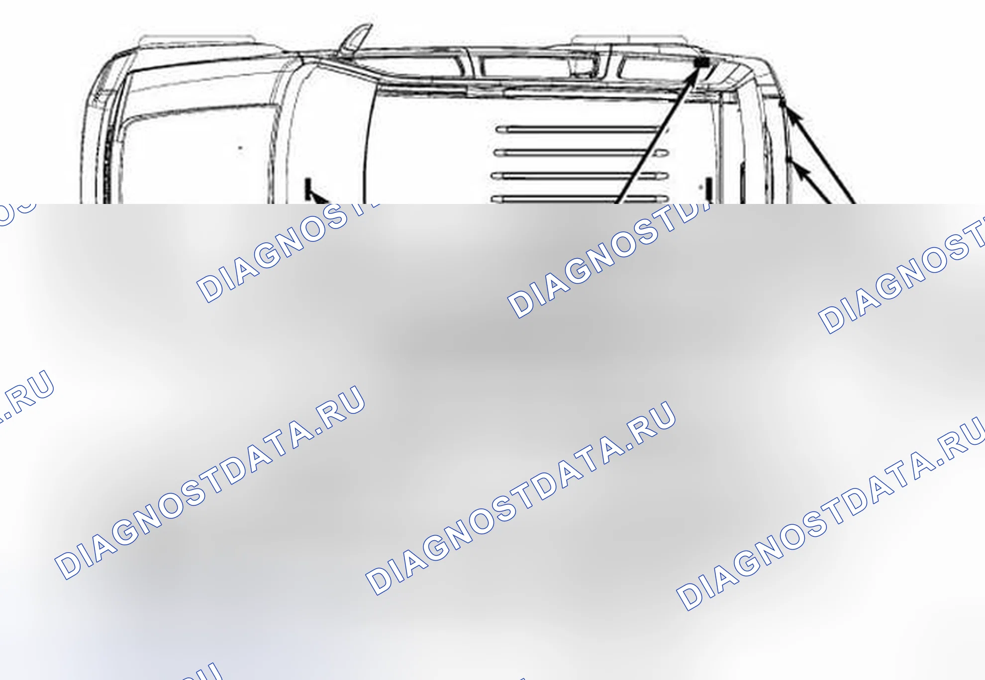 Рис. 2: СИСТЕМА ПОМОЩИ ПРИ ПАРКОВКЕ. Jeep Liberty II