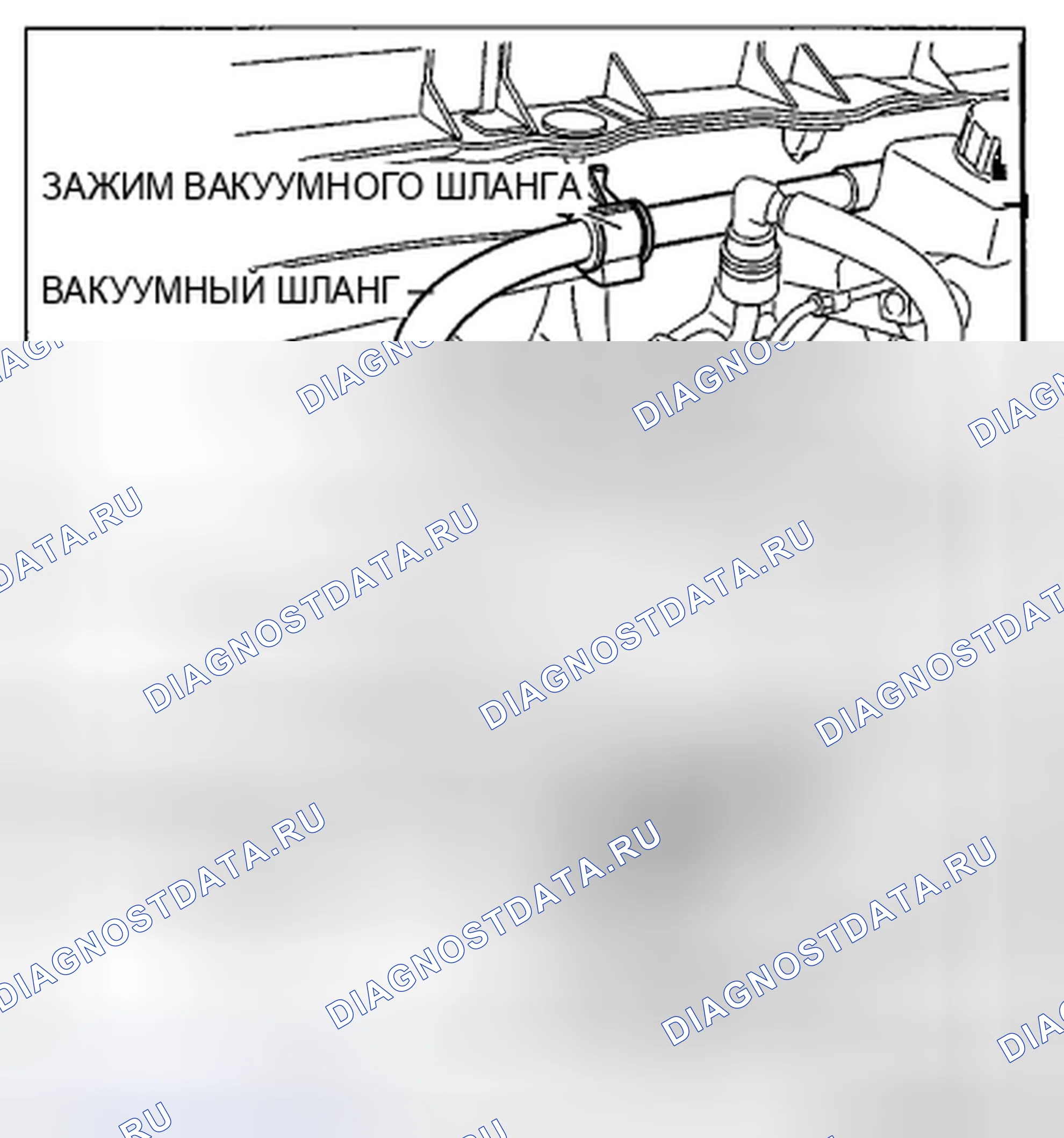 Рис. 84: ДЕМОНТАЖ / МОНТАЖ ВАКУУМНОГО ШЛАНГА [Lf, L5]. Honda CR-V IV рестайлинг