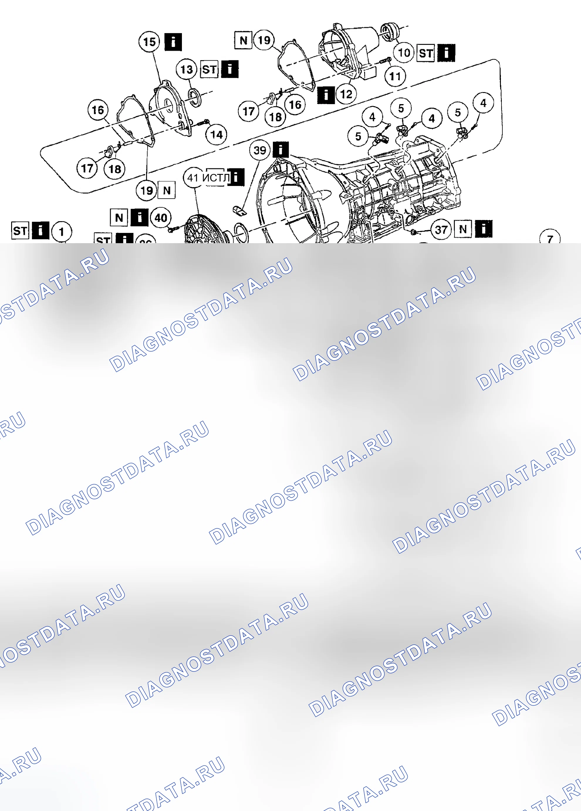 Рис. 399: Разборка. Ford Explorer III