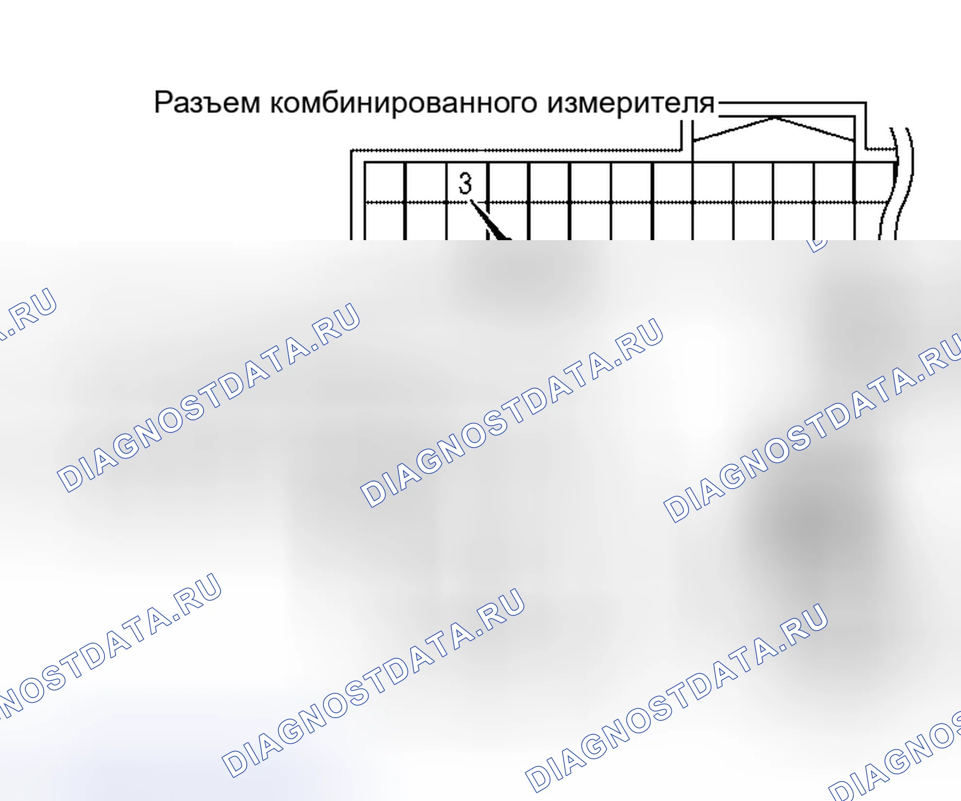 Рис. 40: Проверка сигнала скорости транспортного средства для блока управления дисплеем. Honda Mobilio Spike I