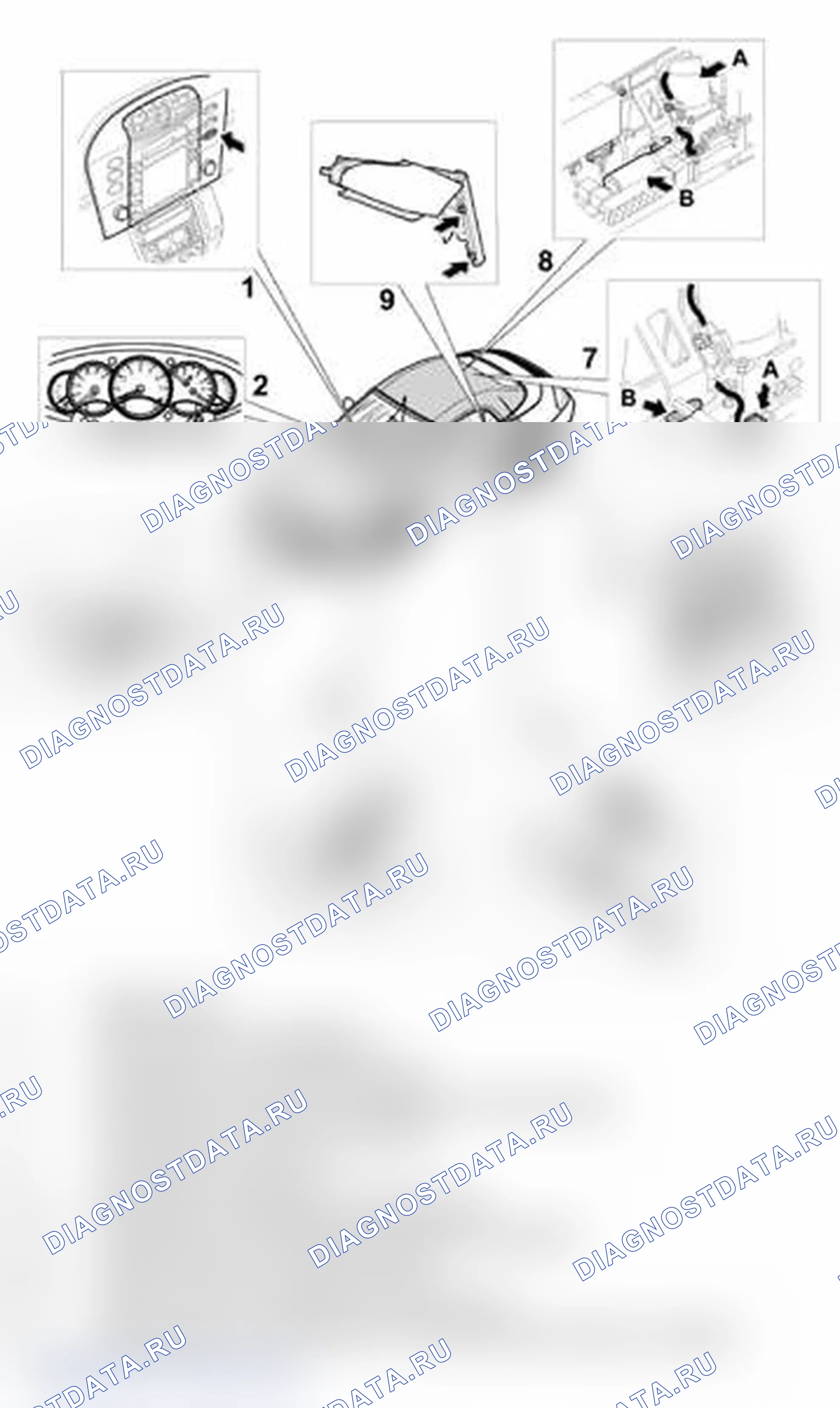 Рис. 258: Компоновка компонентов. Porsche 911 GT3 996 рестайлинг