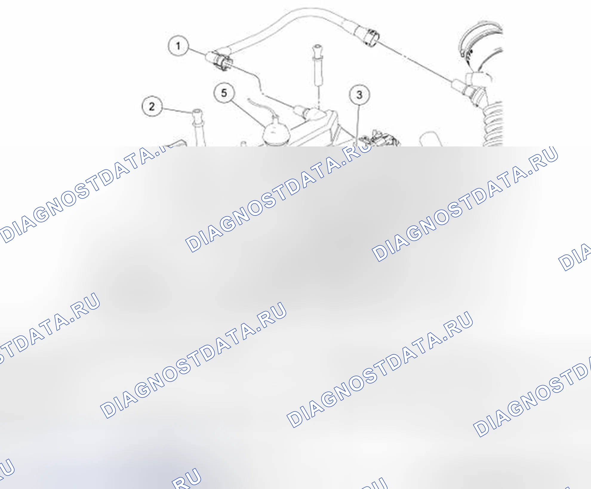 Рис. 940: Крышка клапана. Hyundai Matrix I рестайлинг