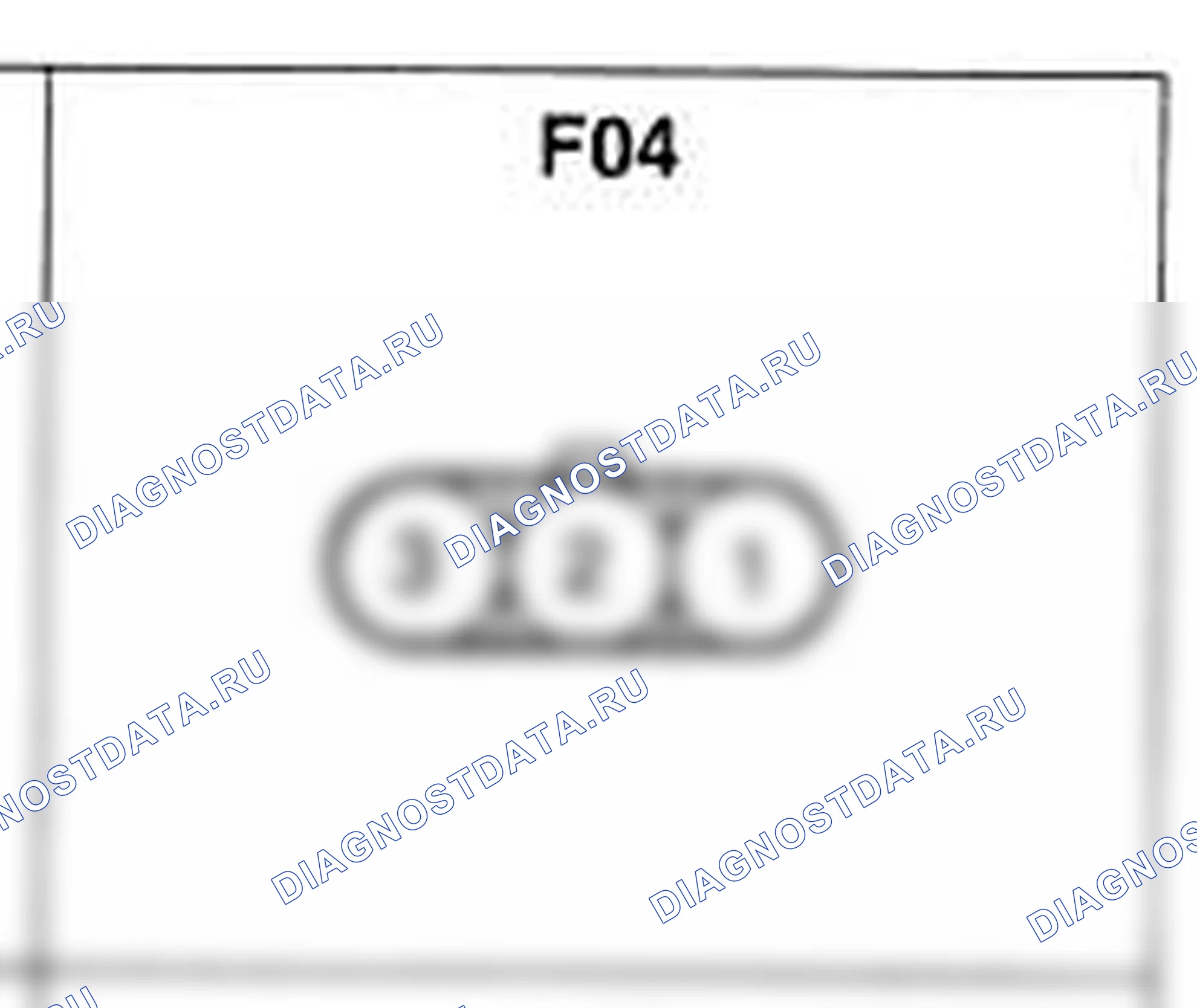 Распиновка разъёма F04 — основного жгута. Hyundai Accent LC
