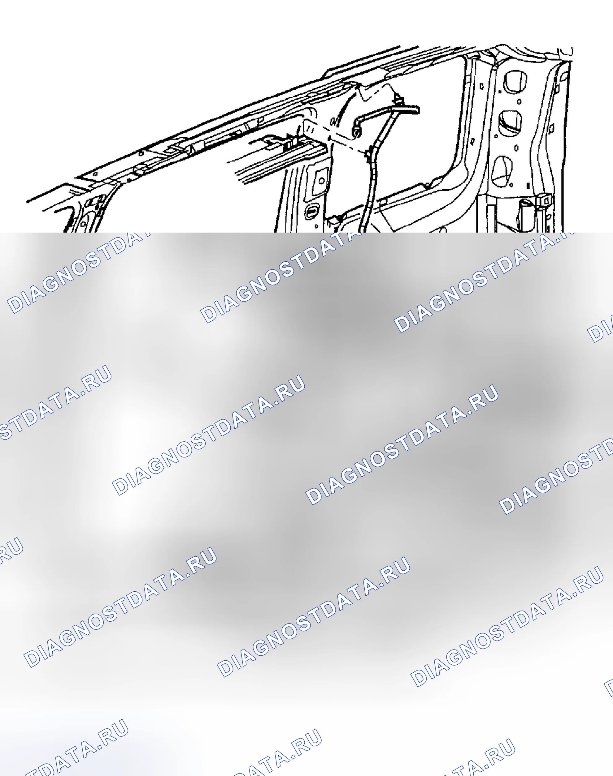 Рис. 126: ЗАДНИЕ СЛИВНЫЕ ТРУБКИ. Jeep Liberty I