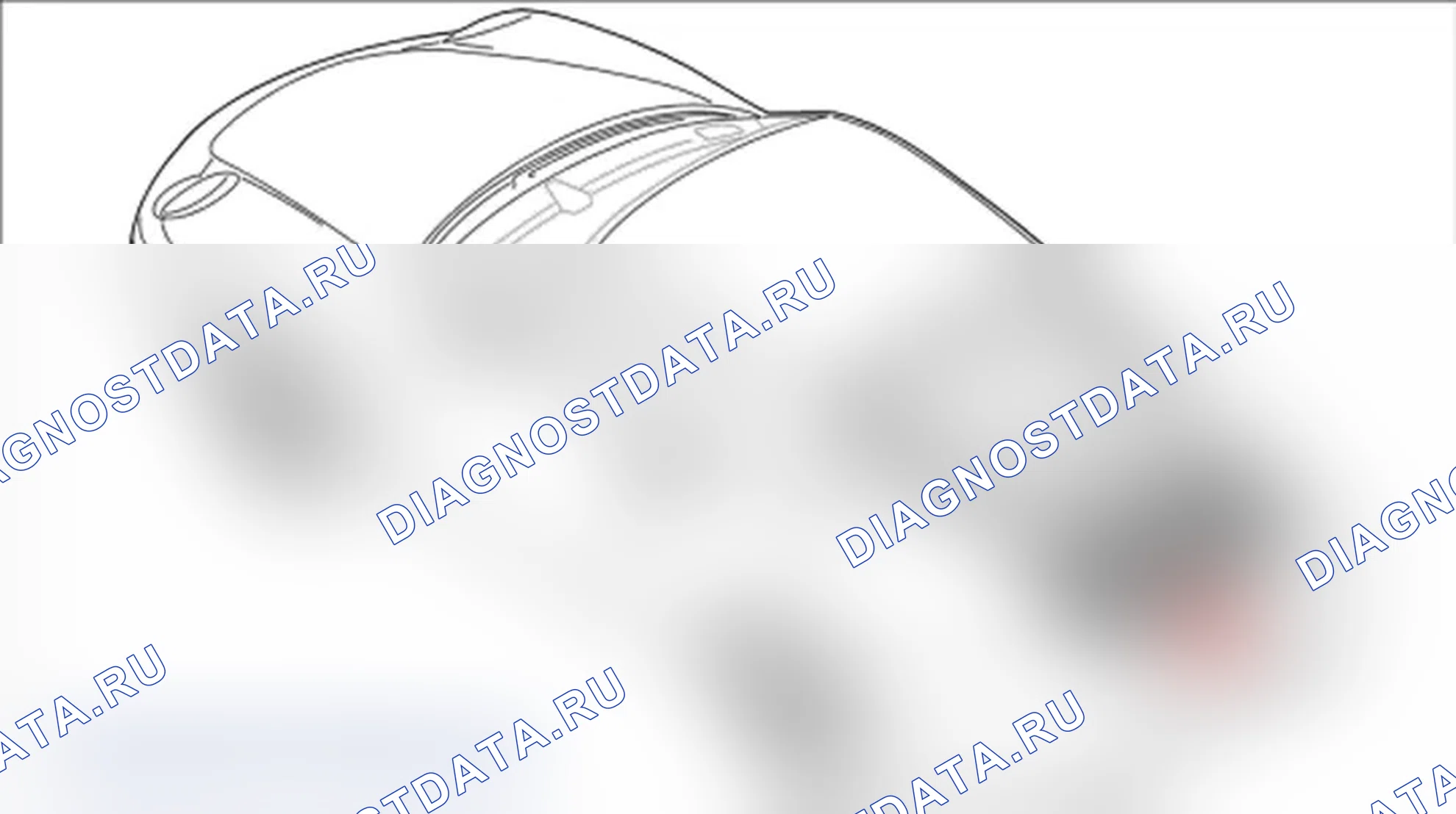 Рис. 396: Снятие задней верхней части замка крышки. Porsche 911 GT3 997