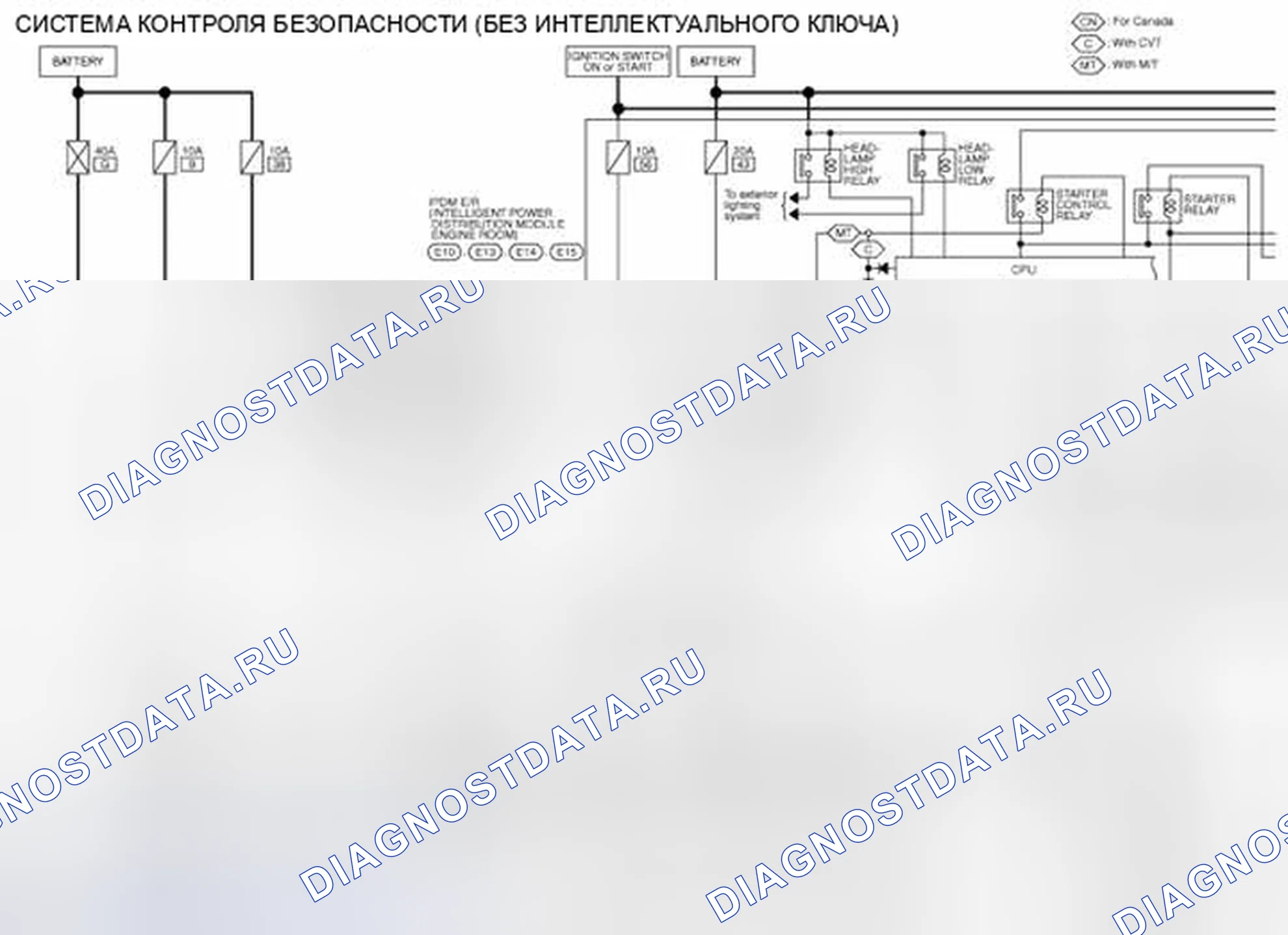 Рис. 230: электросхема. BMW 4 серия F32/F33 рестайлинг