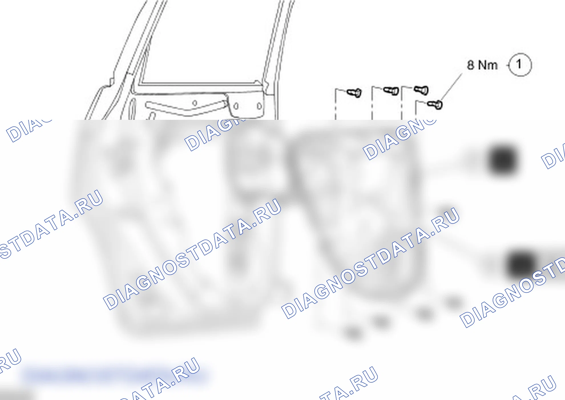 Как снять и установить стеклоподъёмник окна задней двери. Ford C-MAX I рестайлинг