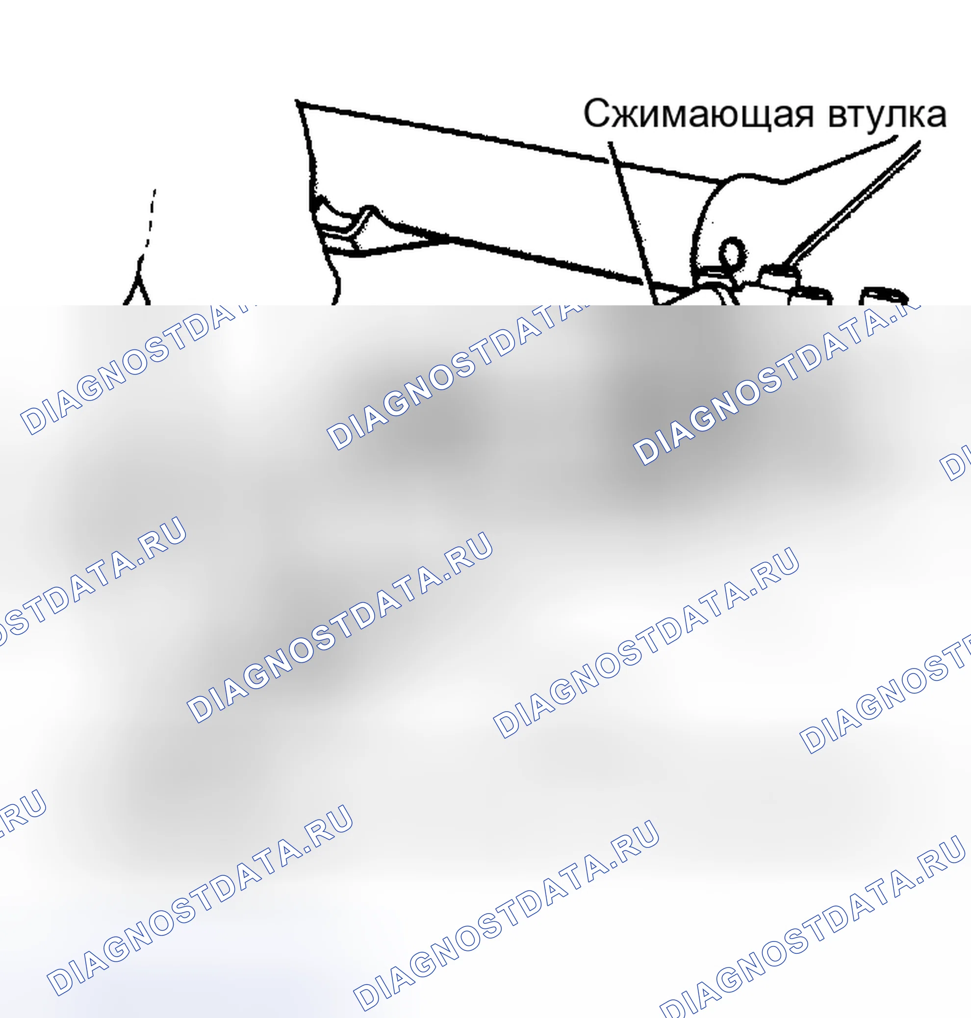 Рис. 2: Глубина ведущей шестерни. Dodge Ramcharger AW150 