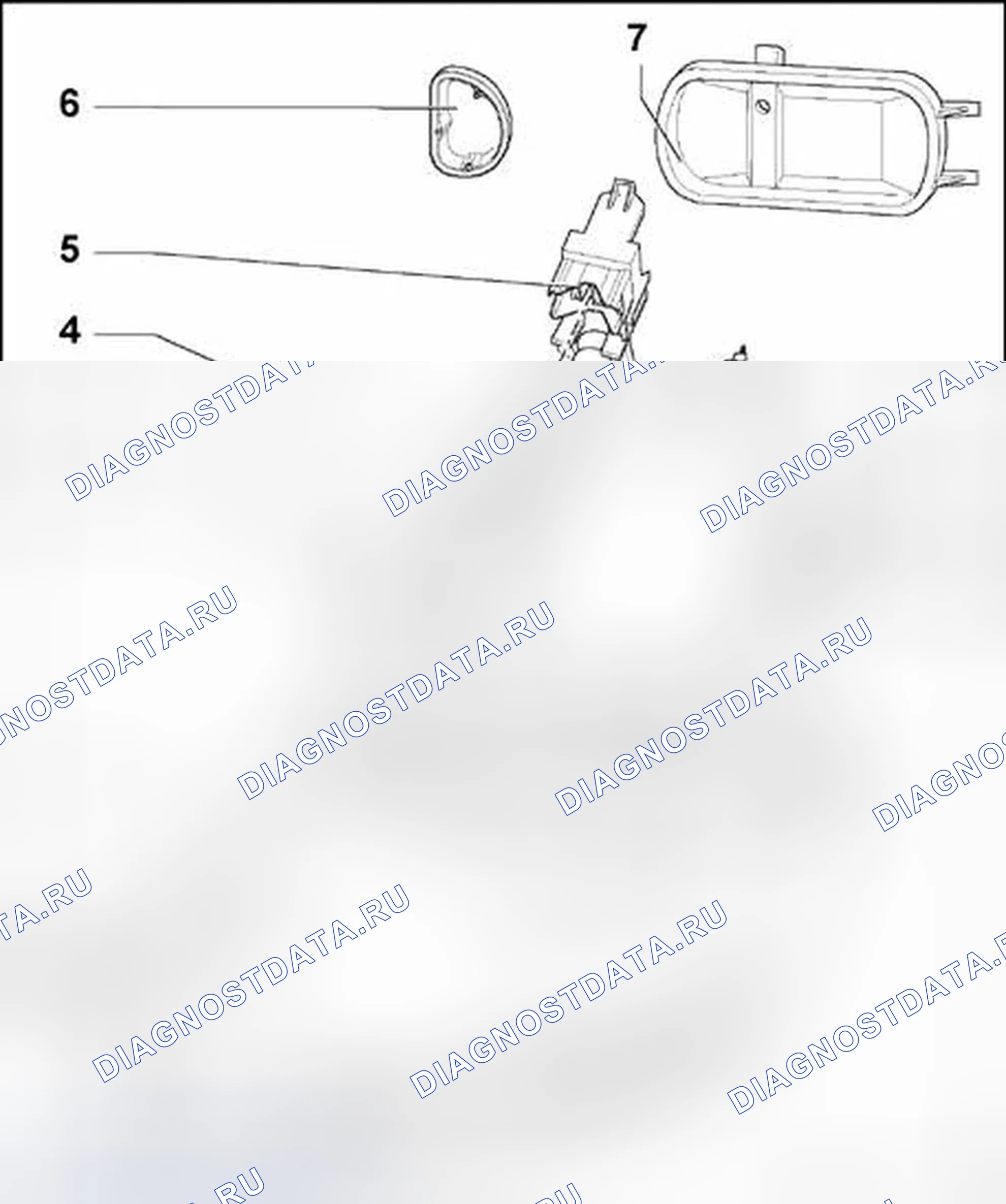 Рис. 22: Галогенные фары, в сборе. Audi TT 8N