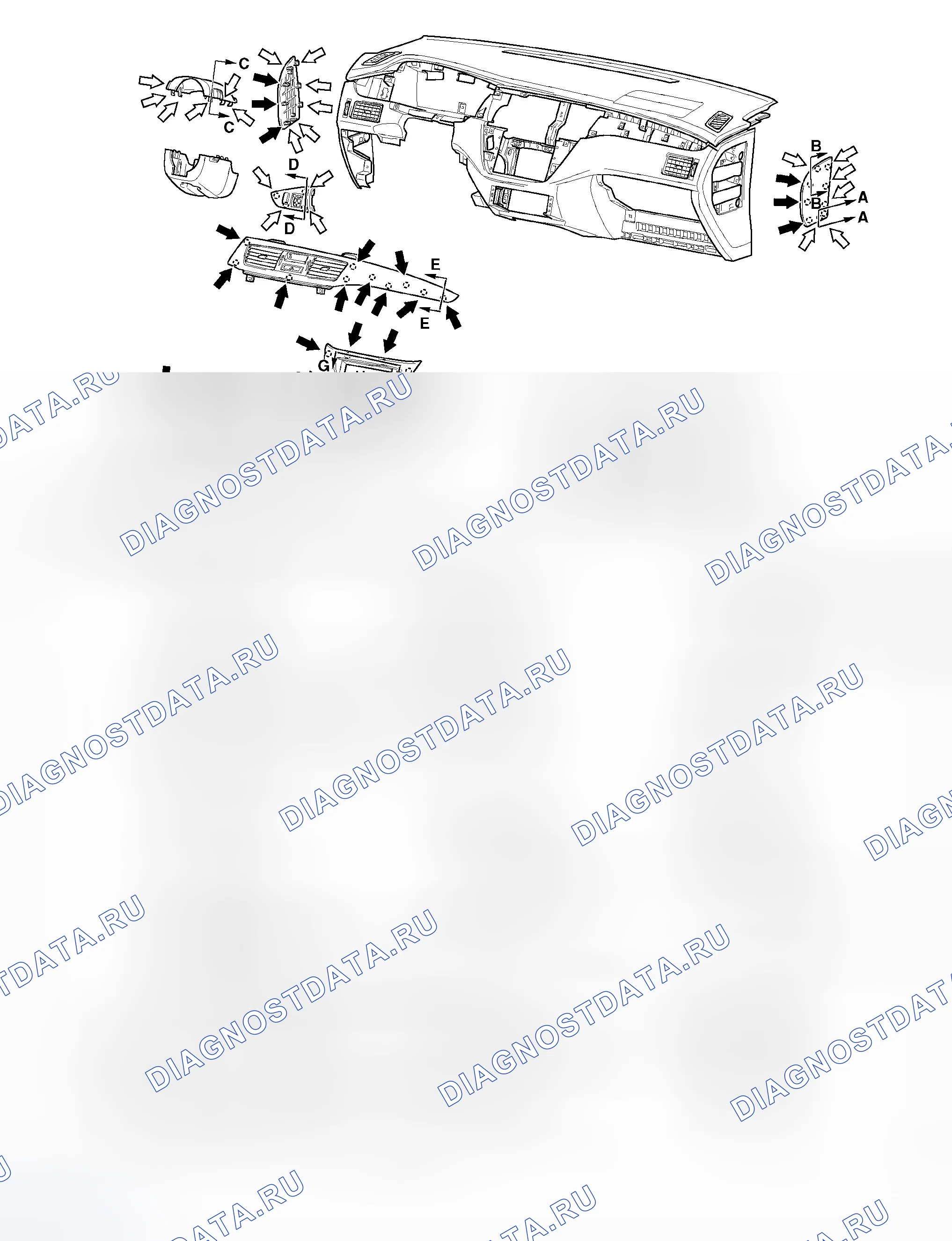 Рис. 45: ПОЛОЖЕНИЕ ЗАЖИМА И ЗАХВАТА. Mitsubishi Lancer Evolution IX