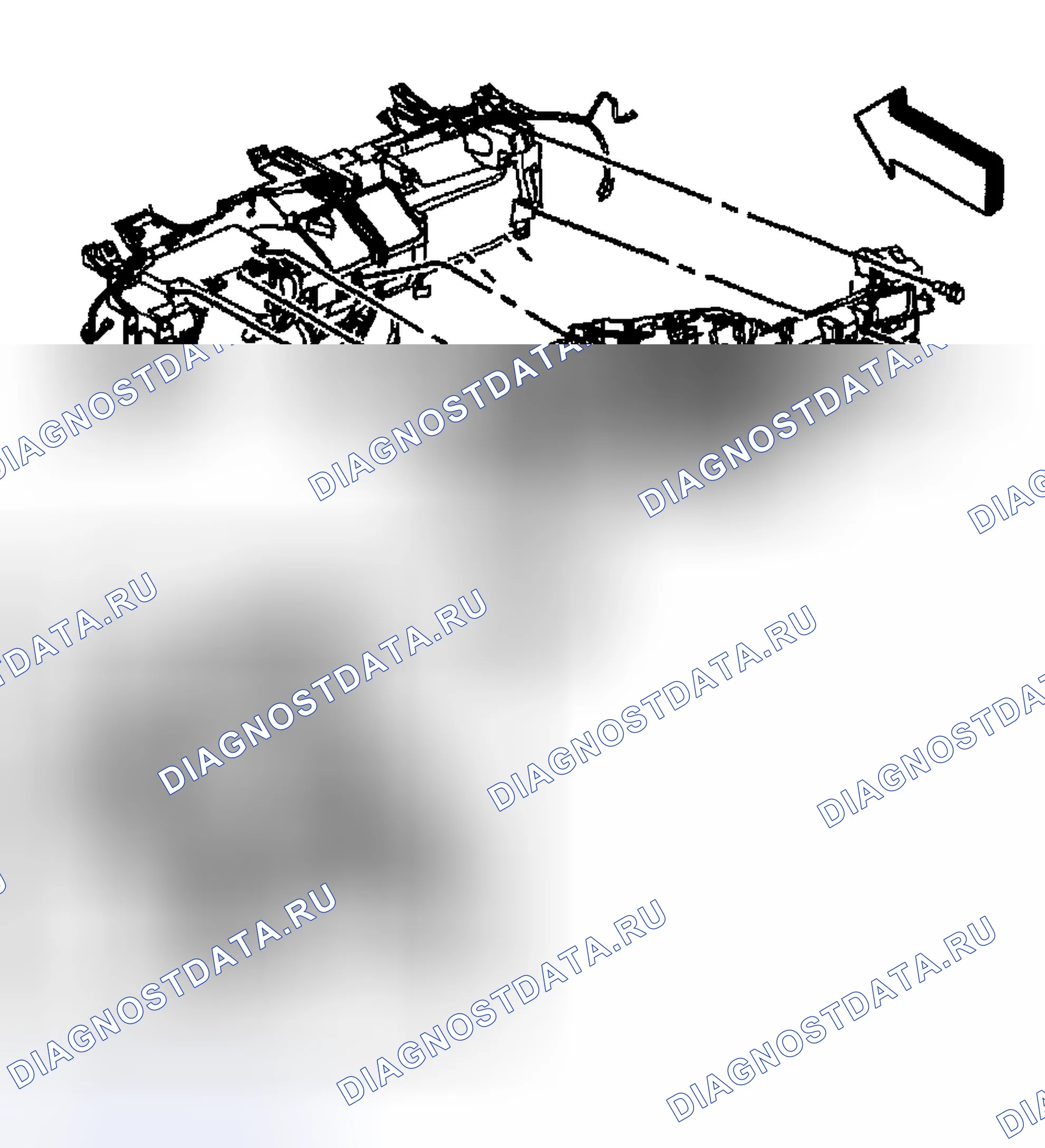 Рис. 57: Замена бойка - отсек IP. Hyundai Terracan I