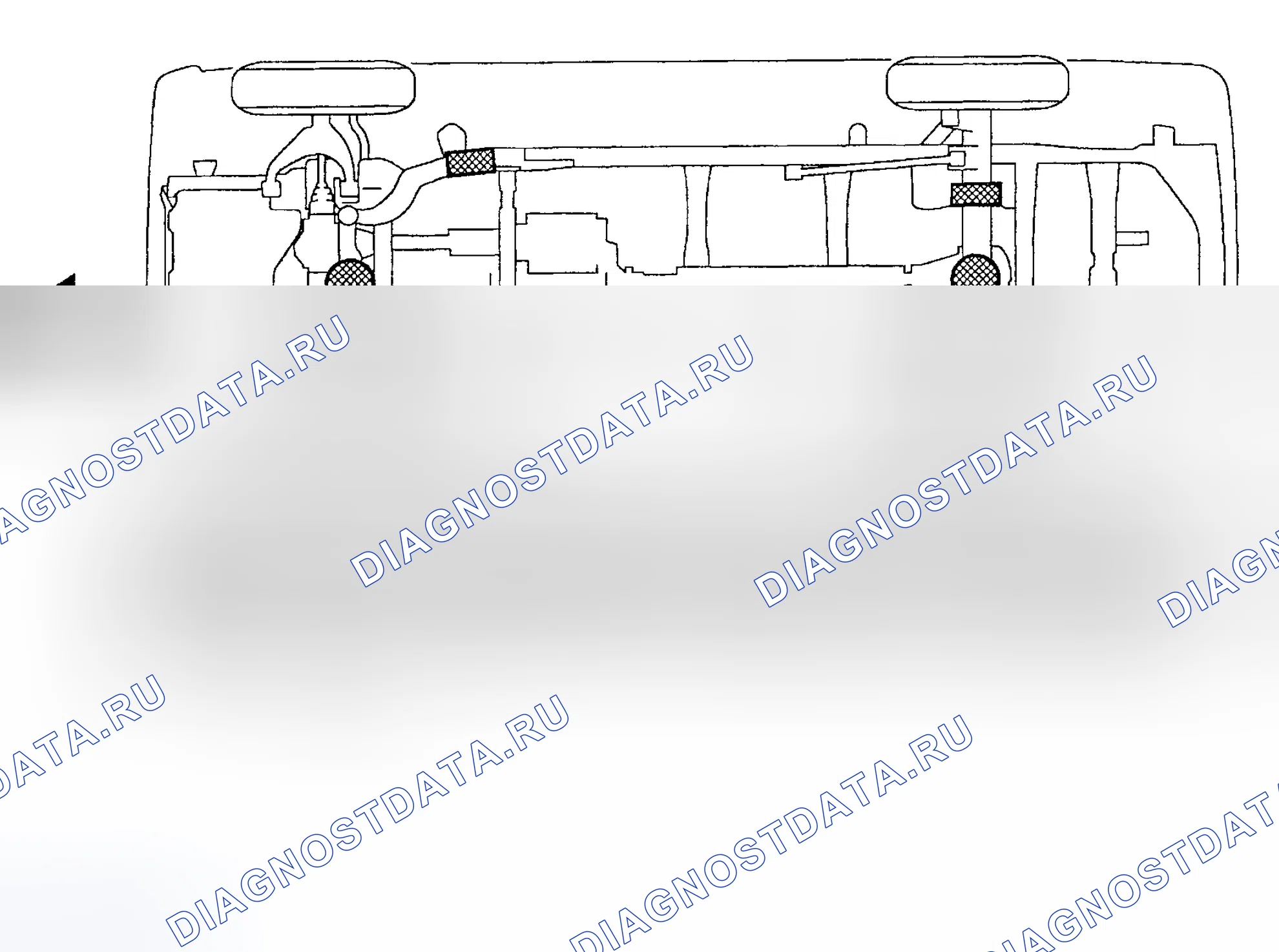Рис. 33: МЕСТА ПОДЪЕМА И ПОДДЕРЖКИ ТРАНСПОРТНОГО СРЕДСТВА. Toyota Sequoia I